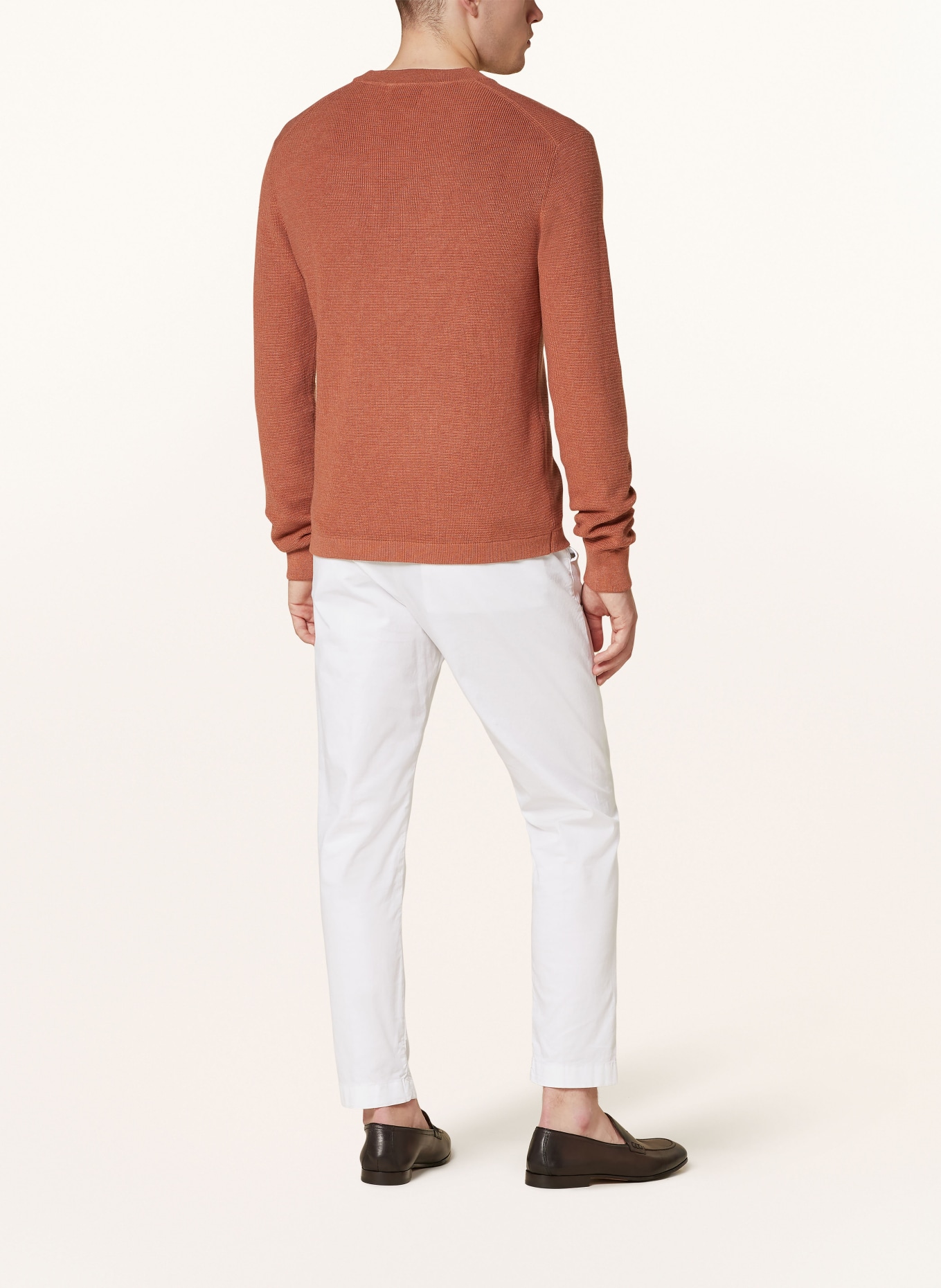 HACKETT LONDON Pullover: DUNKELORANGE