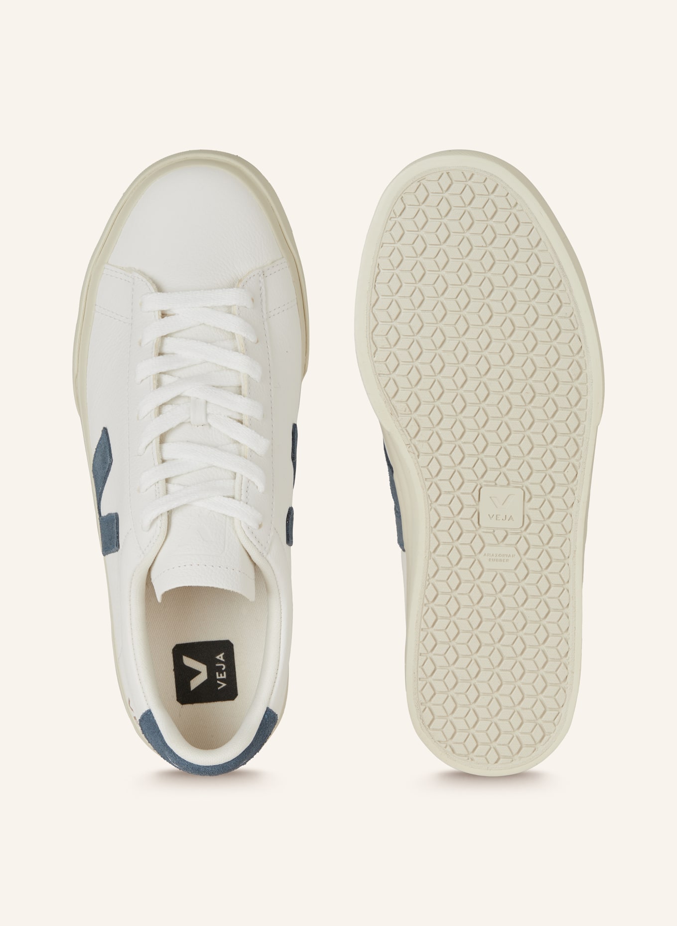 VEJA Sneakers CAMPO, Color: WHITE/ BLUE (Image 5)