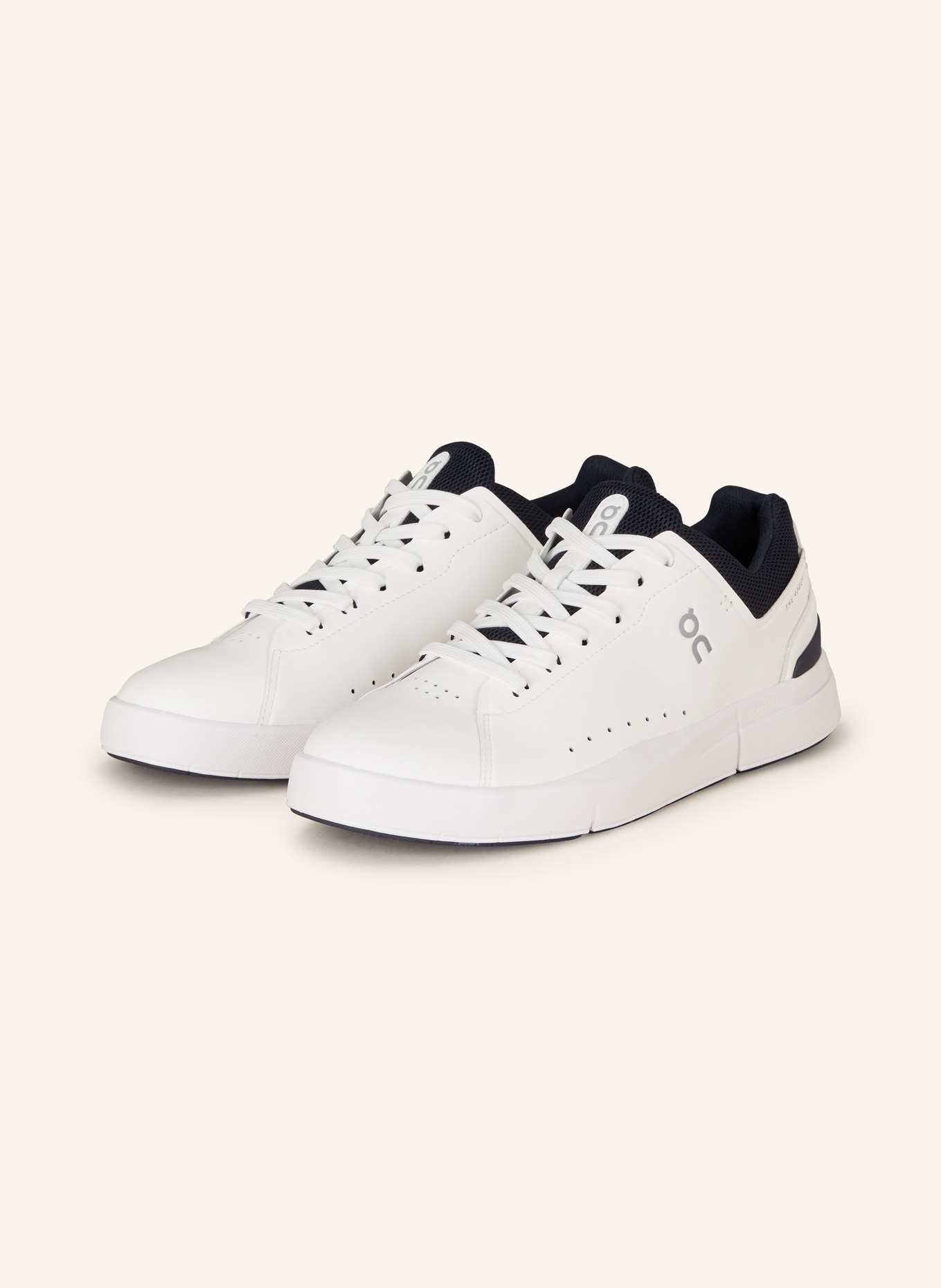 On Sneakers THE ROGER ADVANTAGE, Color: WHITE/ DARK BLUE (Image 1)