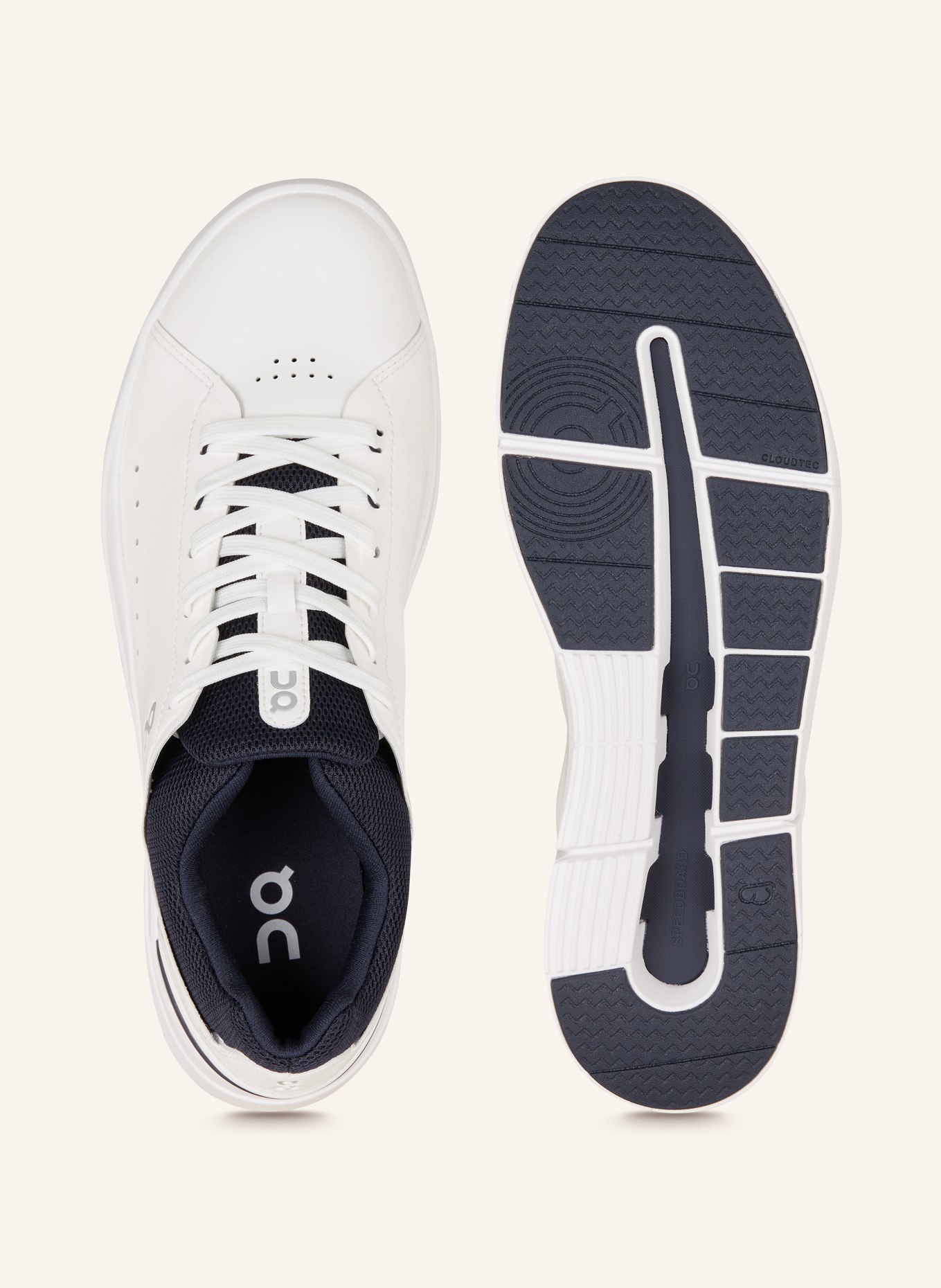 On Sneakers THE ROGER ADVANTAGE, Color: WHITE/ DARK BLUE (Image 5)