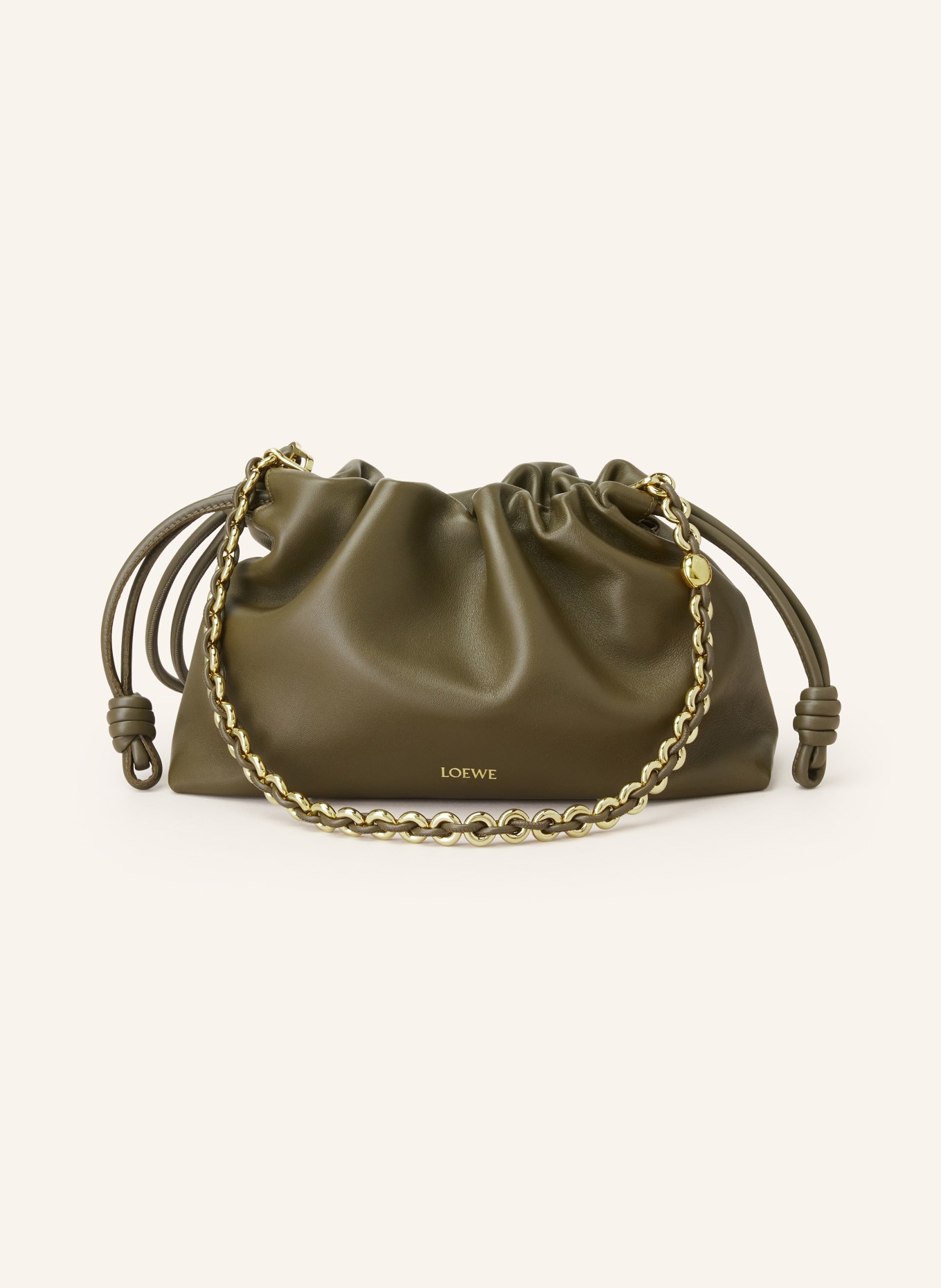 LOEWE Clutch FLAMENCO, Farbe: KHAKI (Bild 1)