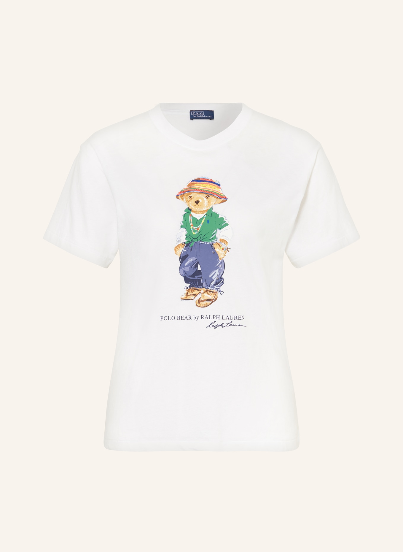 POLO RALPH LAUREN T-shirt, Color: WHITE/ GREEN/ BLUE (Image 1)