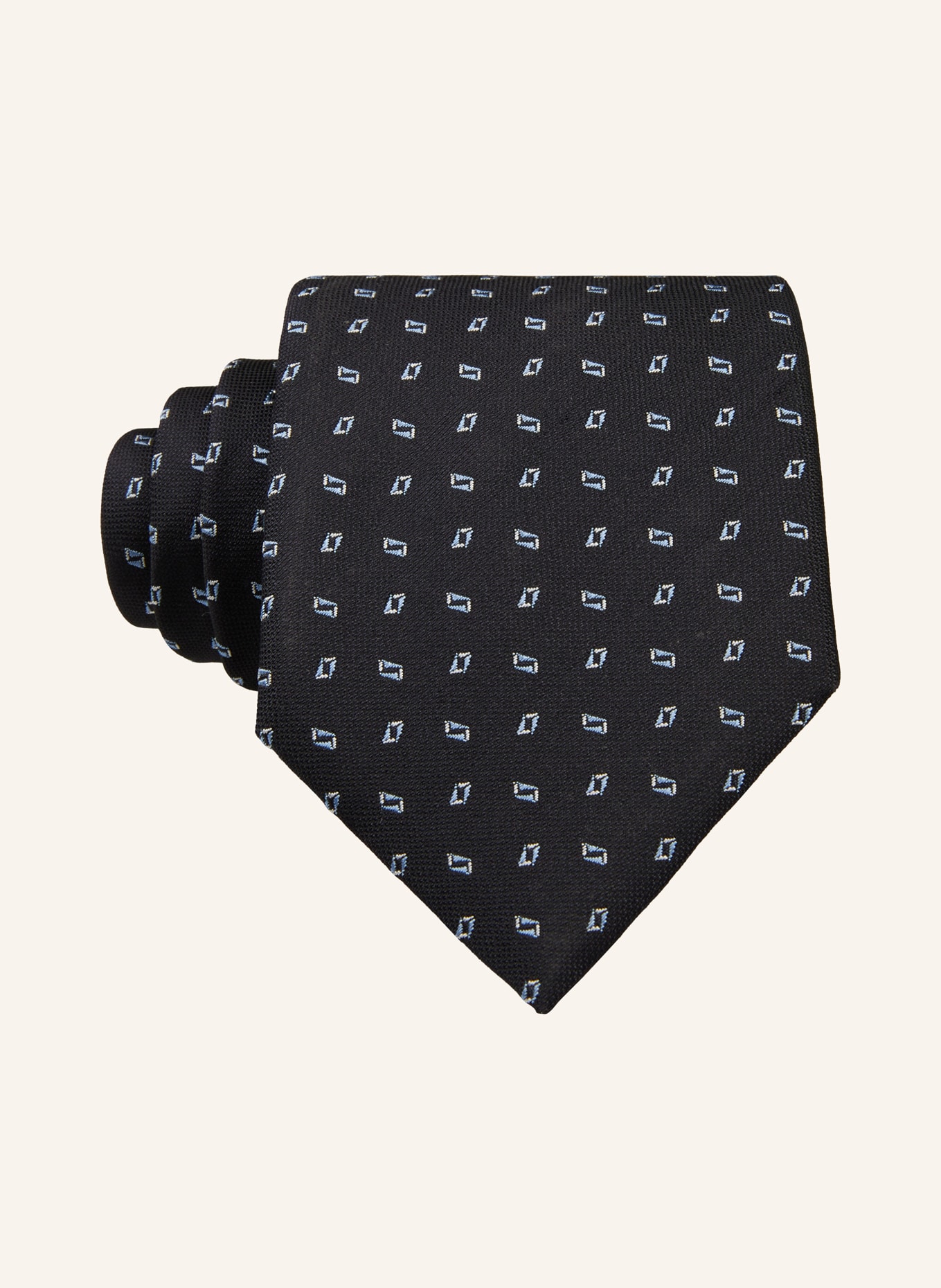 BOSS Tie: DARK BLUE / LIGHT BLUE