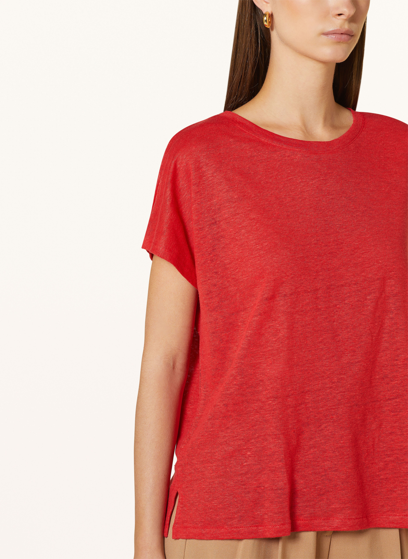 darling harbour T-shirt made of linen, Color: RED (Image 4)