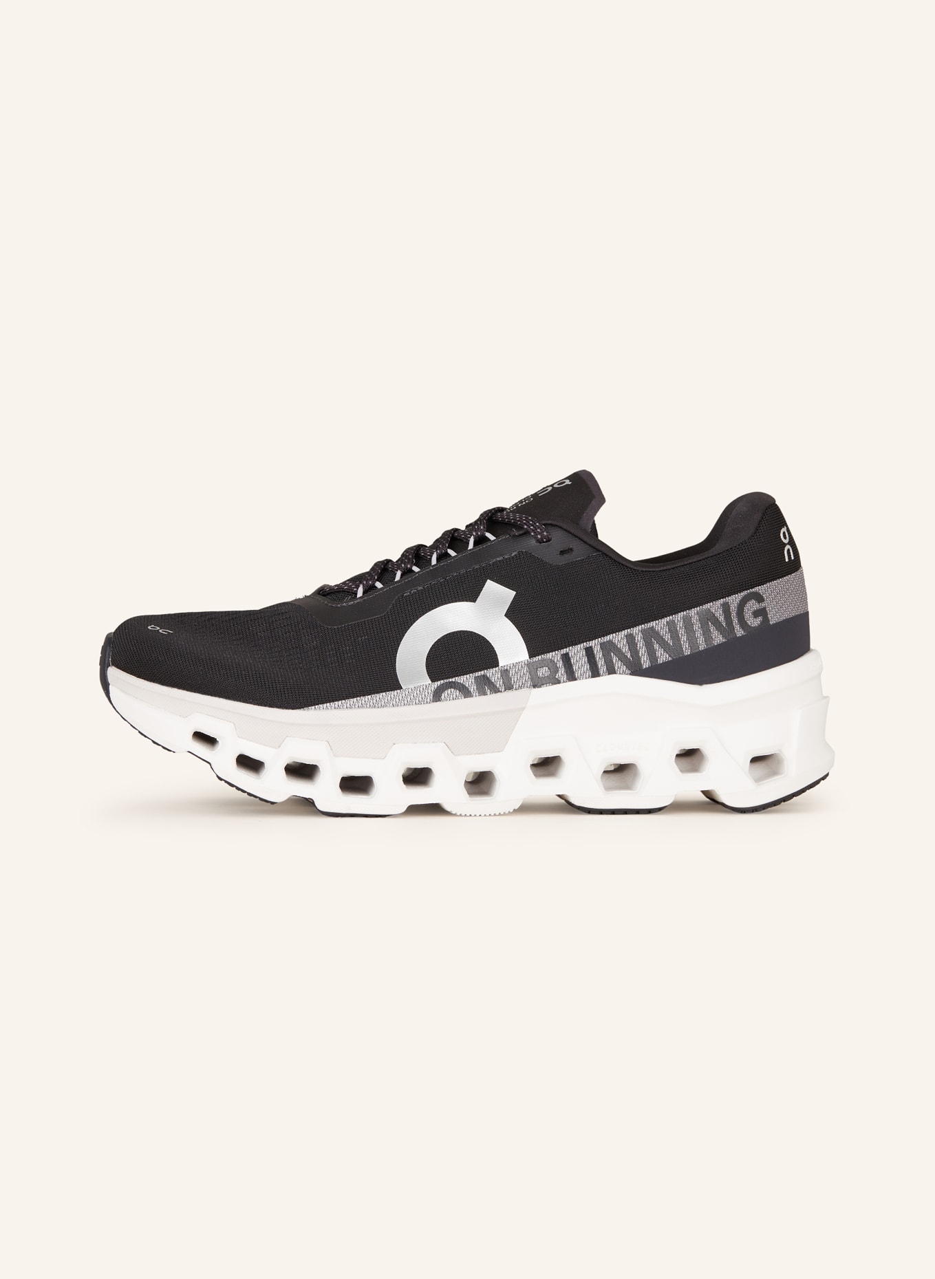 On Running shoes CLOUDMONSTER 2, Color: BLACK/ WHITE (Image 4)