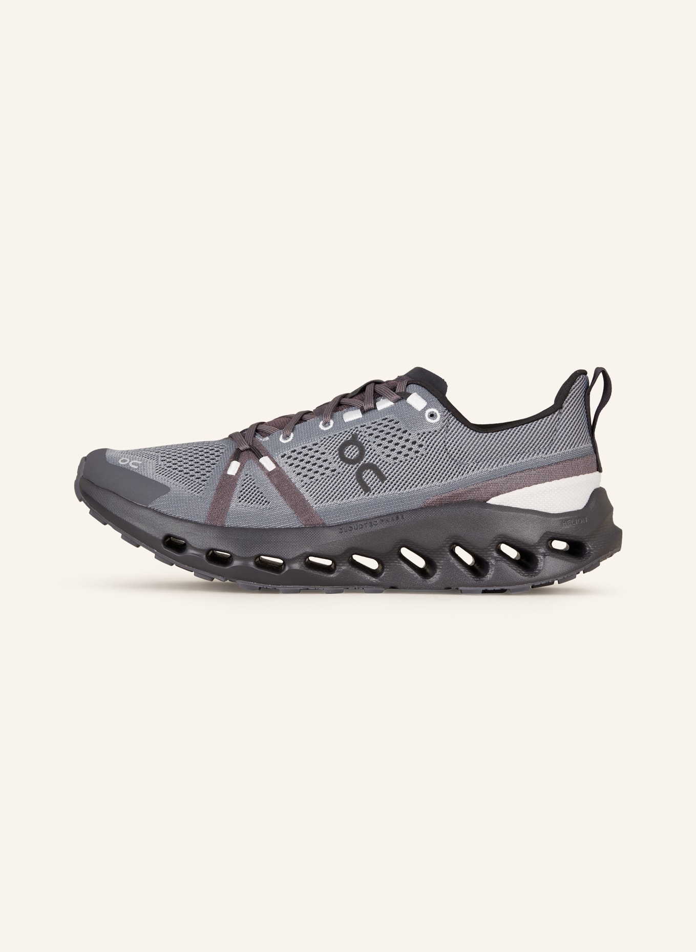 On Trail running shoes CLOUDSURFER TRAIL, Color: BLACK/ DARK GRAY (Image 4)