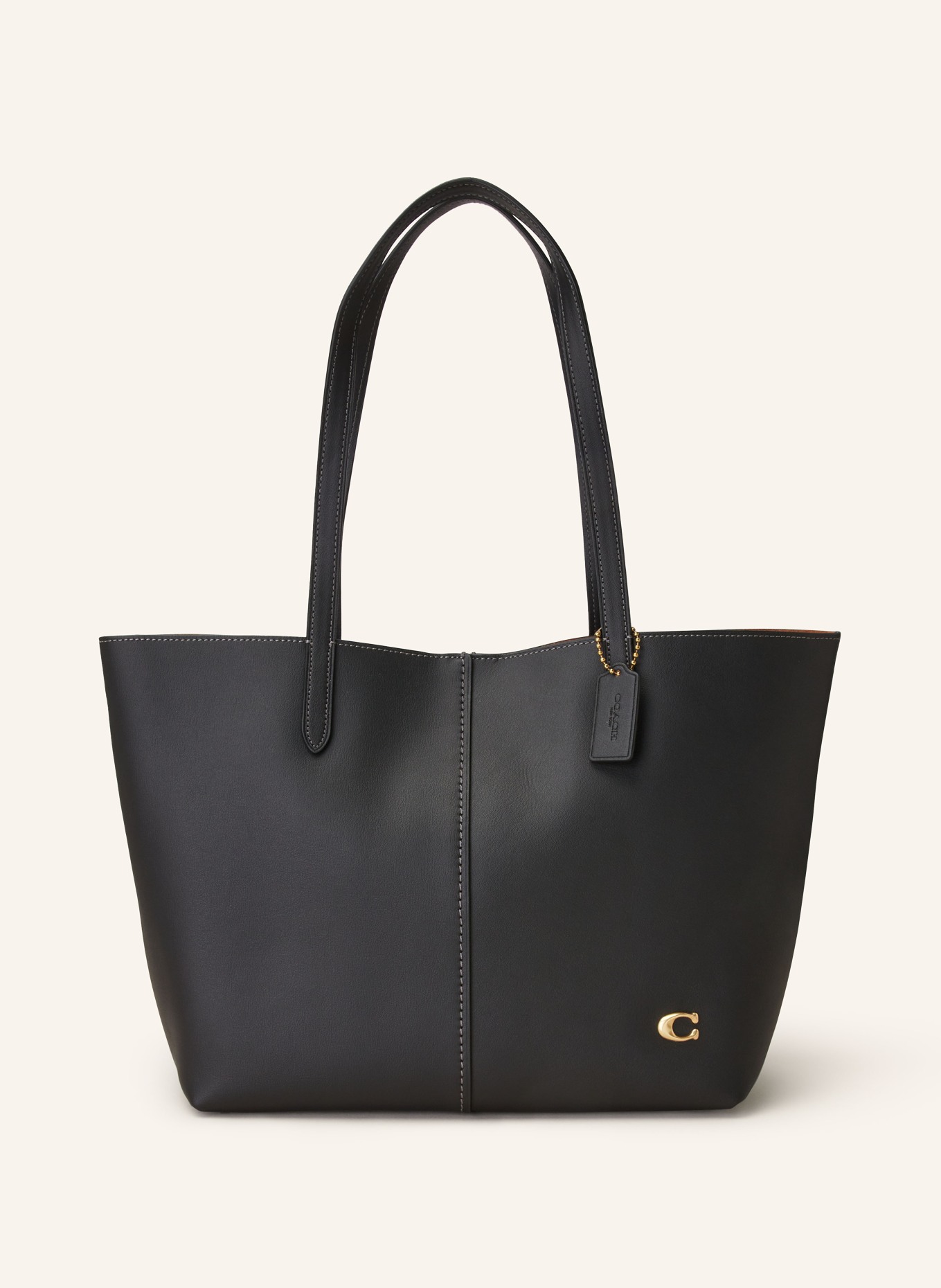 Coach purse grey with black c shop
