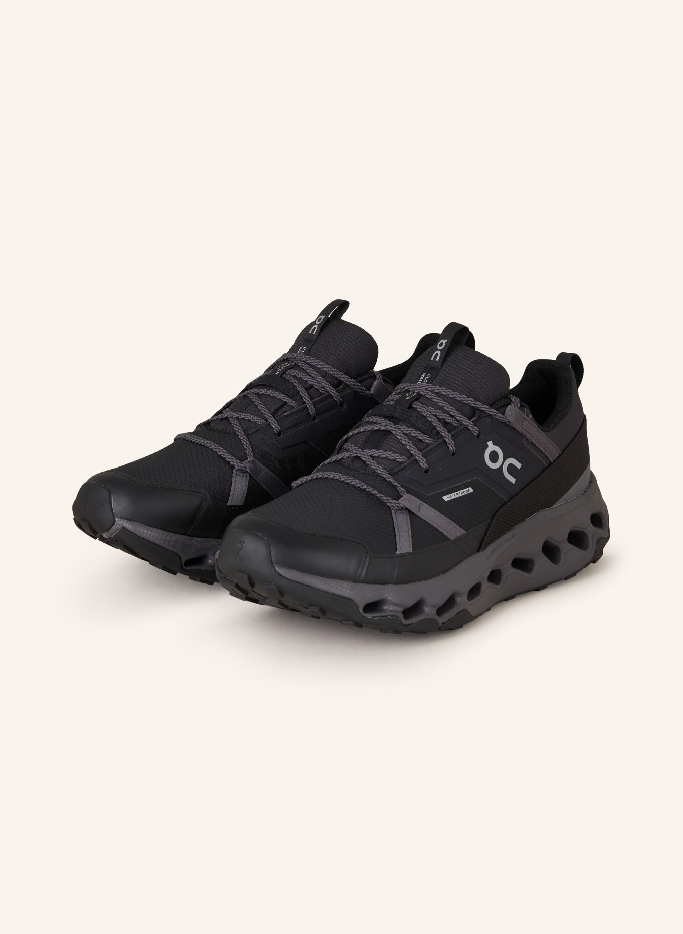 On Trekking shoes CLOUDHORIZON WATERPROOF, Color: BLACK (Image 1)