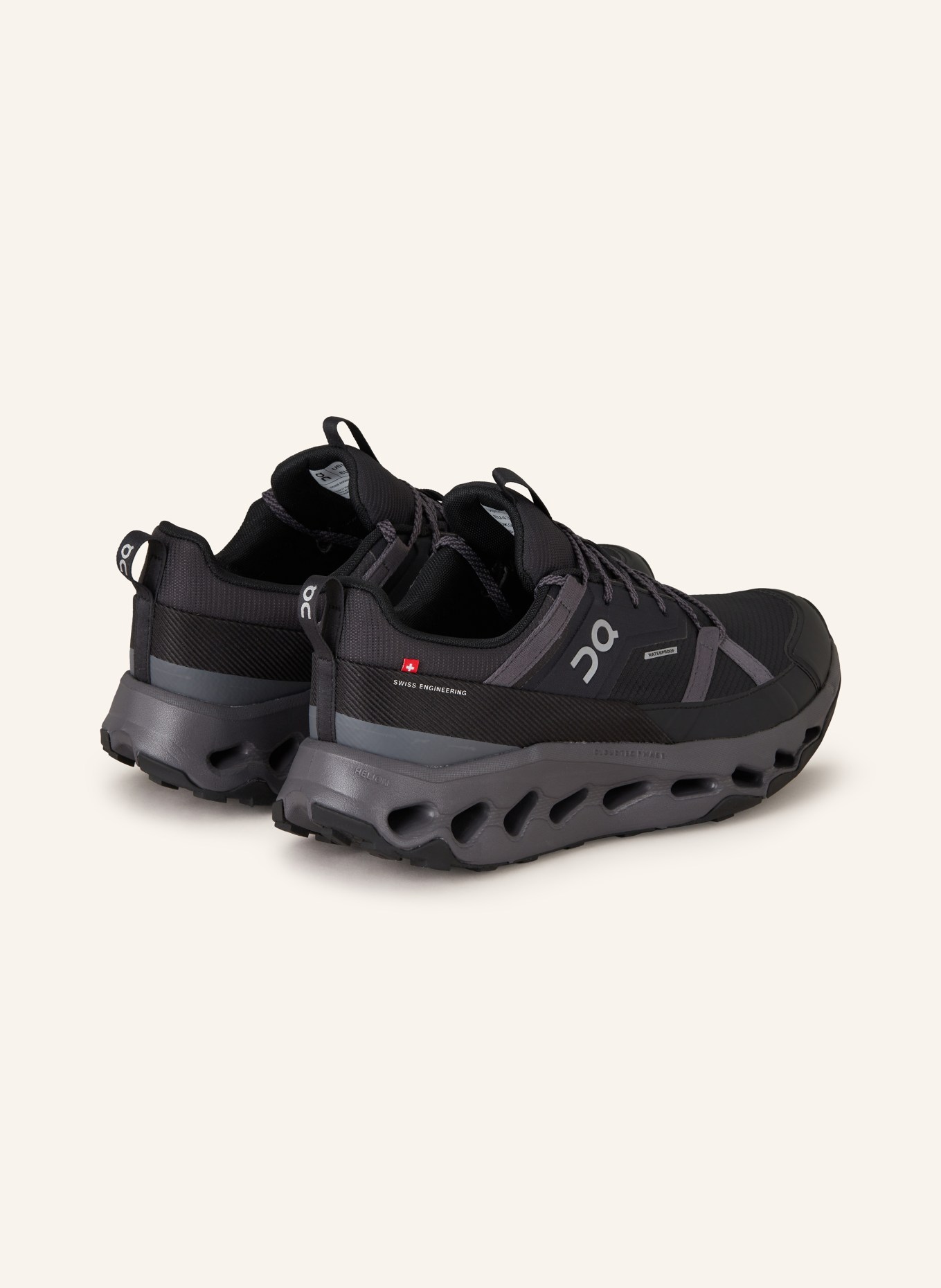 On Trekking shoes CLOUDHORIZON WATERPROOF, Color: BLACK (Image 2)