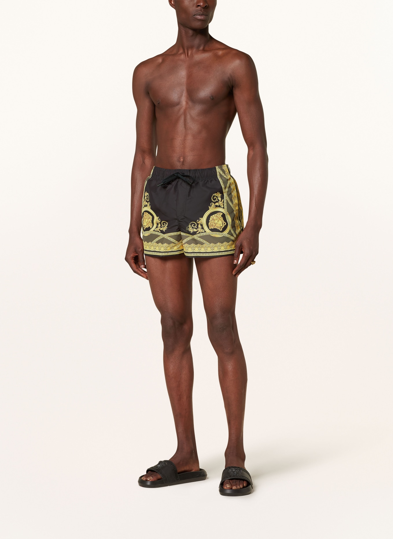 Black and gold versace swim shorts clearance