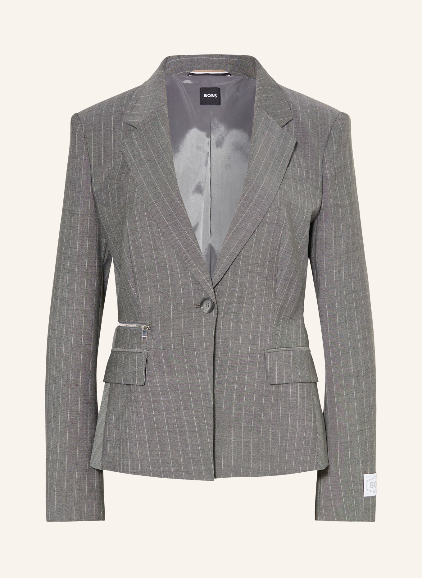 BOSS Blazer JANERANI, Color: GRAY/ LIGHT GRAY (Image 1)