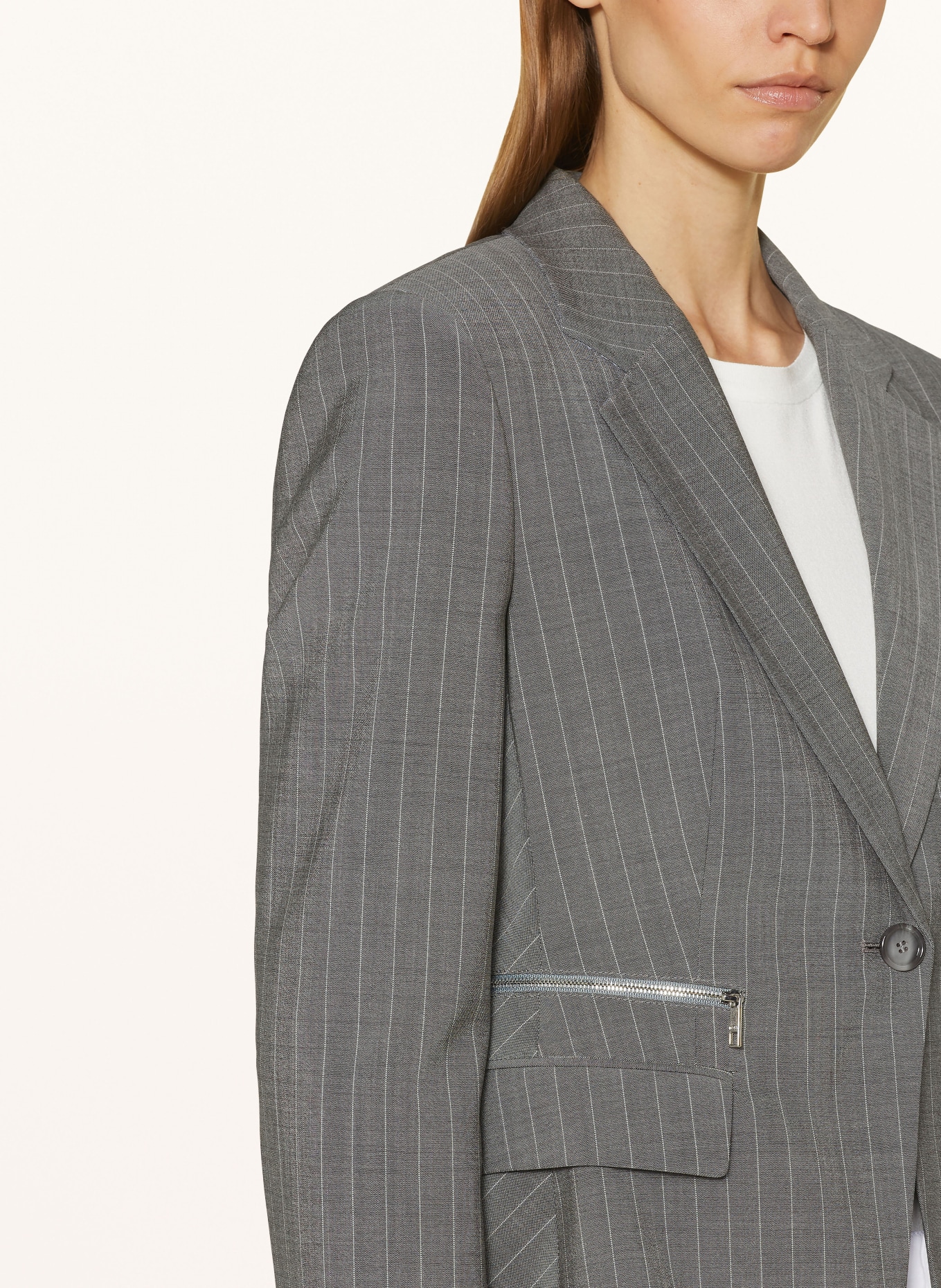 BOSS Blazer JANERANI, Color: GRAY/ LIGHT GRAY (Image 4)