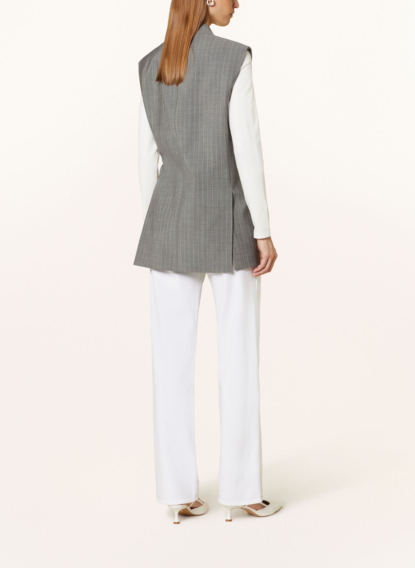 BOSS Blazer vest JEWELARA, Color: GRAY/ LIGHT GRAY (Image 3)