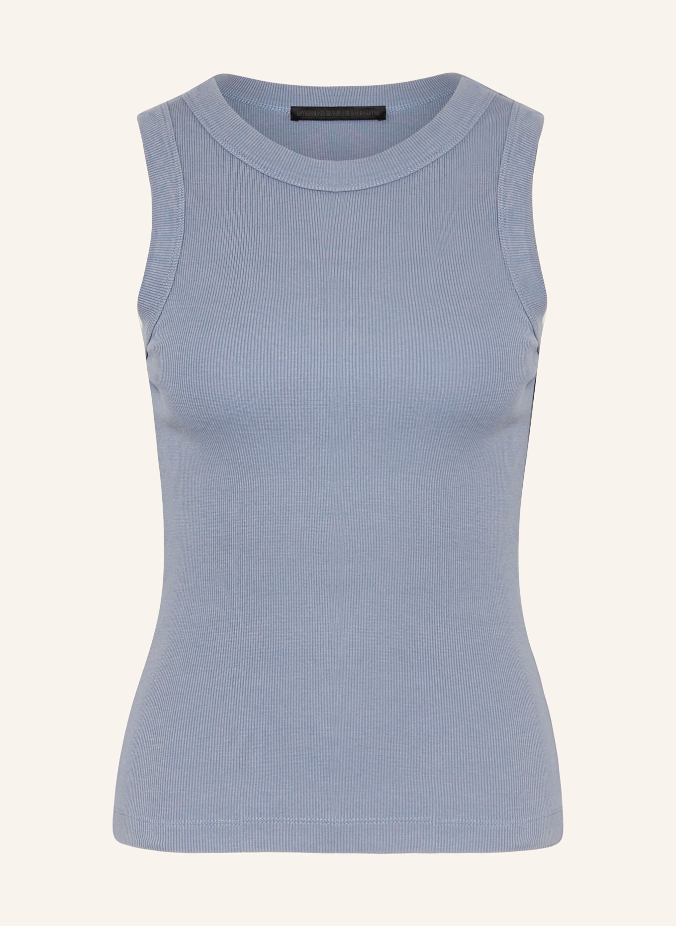 DRYKORN Top OLINA, Color: BLUE GRAY (Image 1)