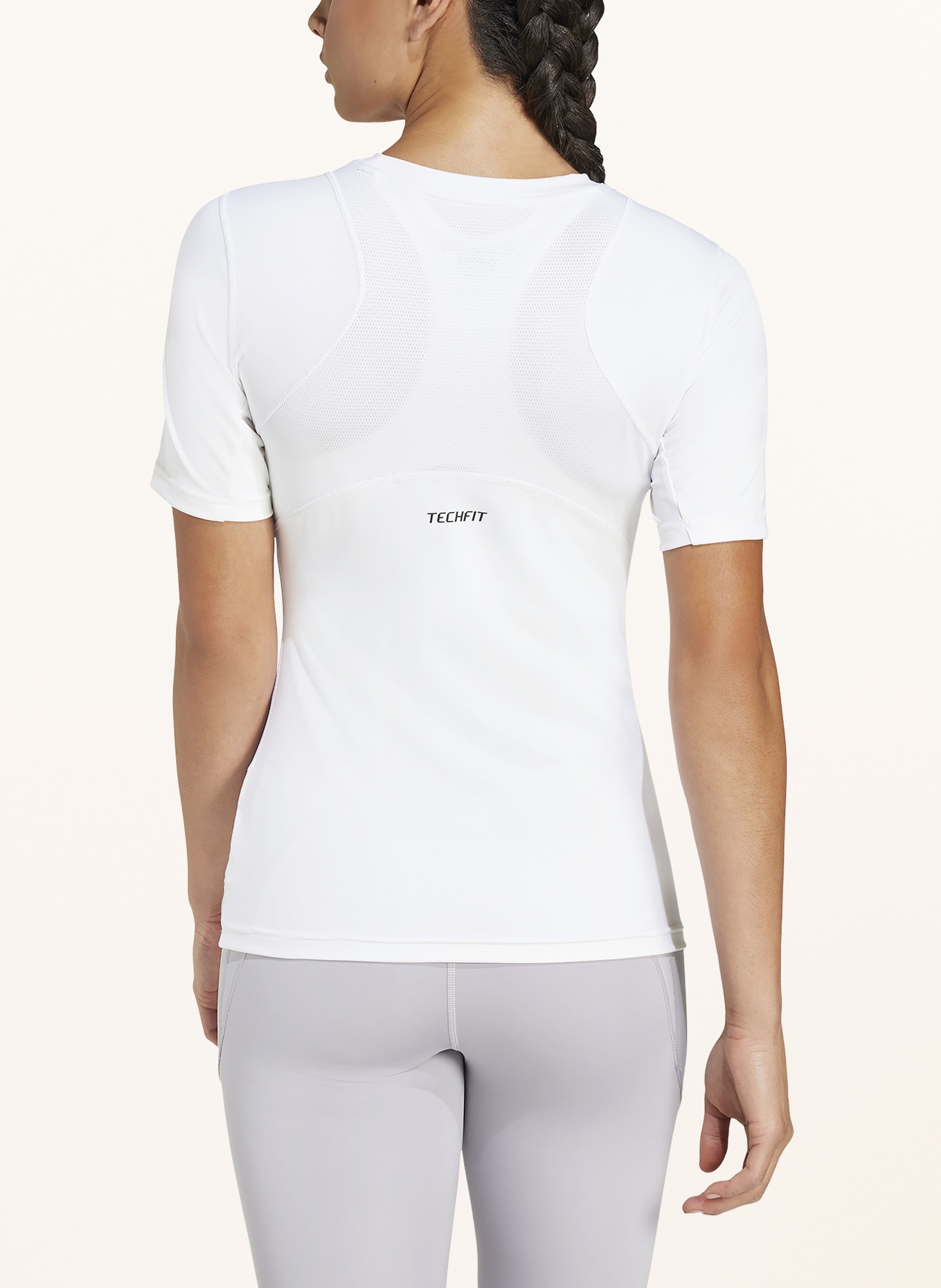 adidas T-shirt TECHFIT, Color: WHITE (Image 3)