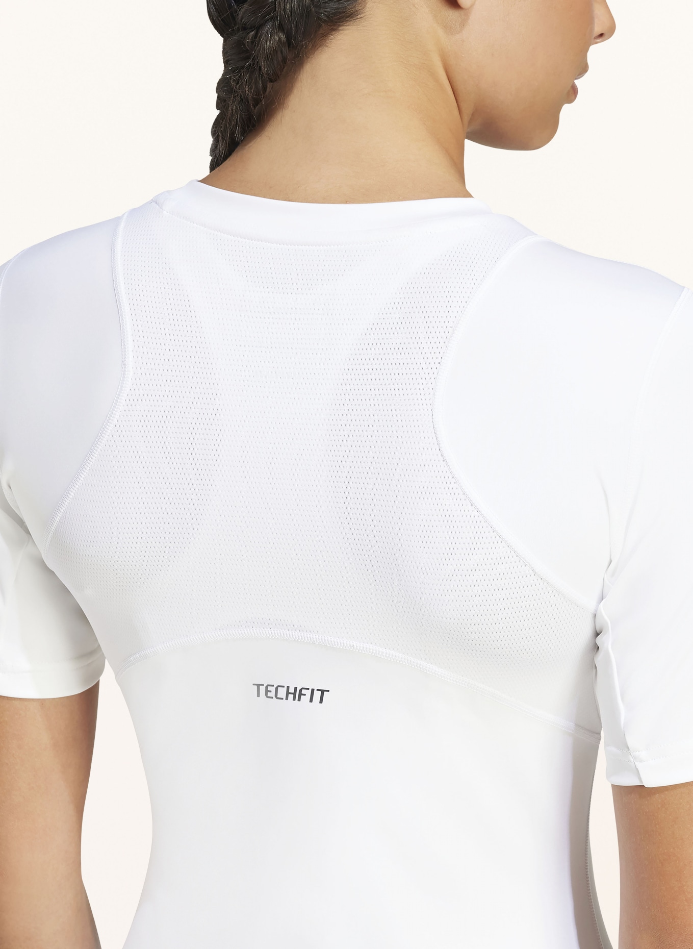 adidas T-shirt TECHFIT, Color: WHITE (Image 4)