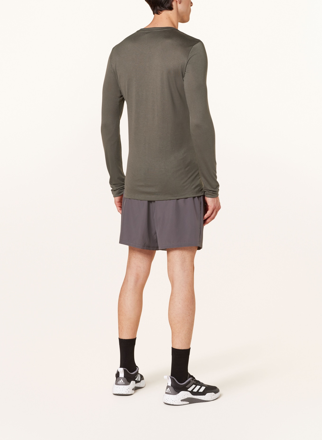 Adidas long sleeve top khaki top