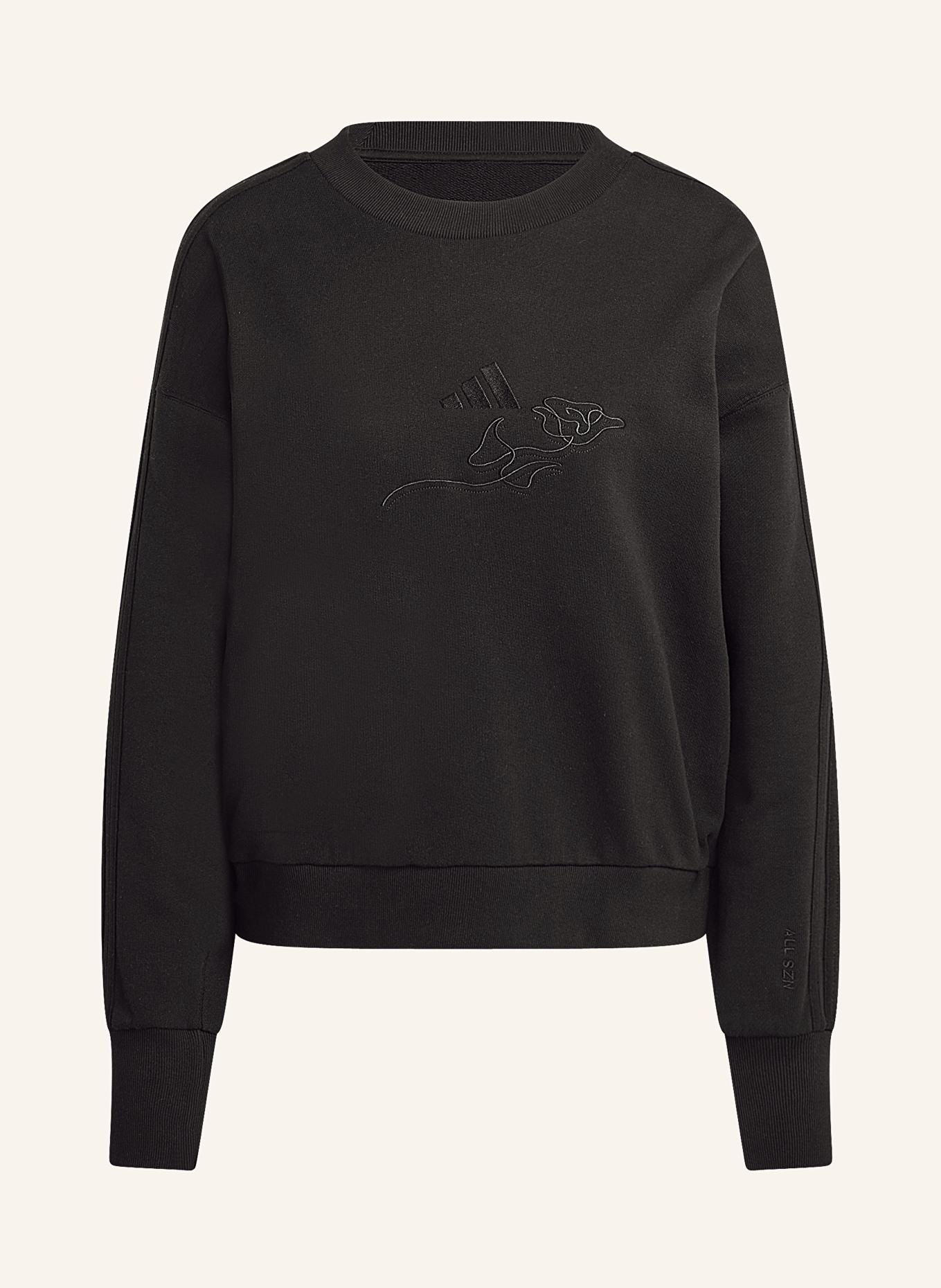 Adidas sweatshirt schwarz weiß online