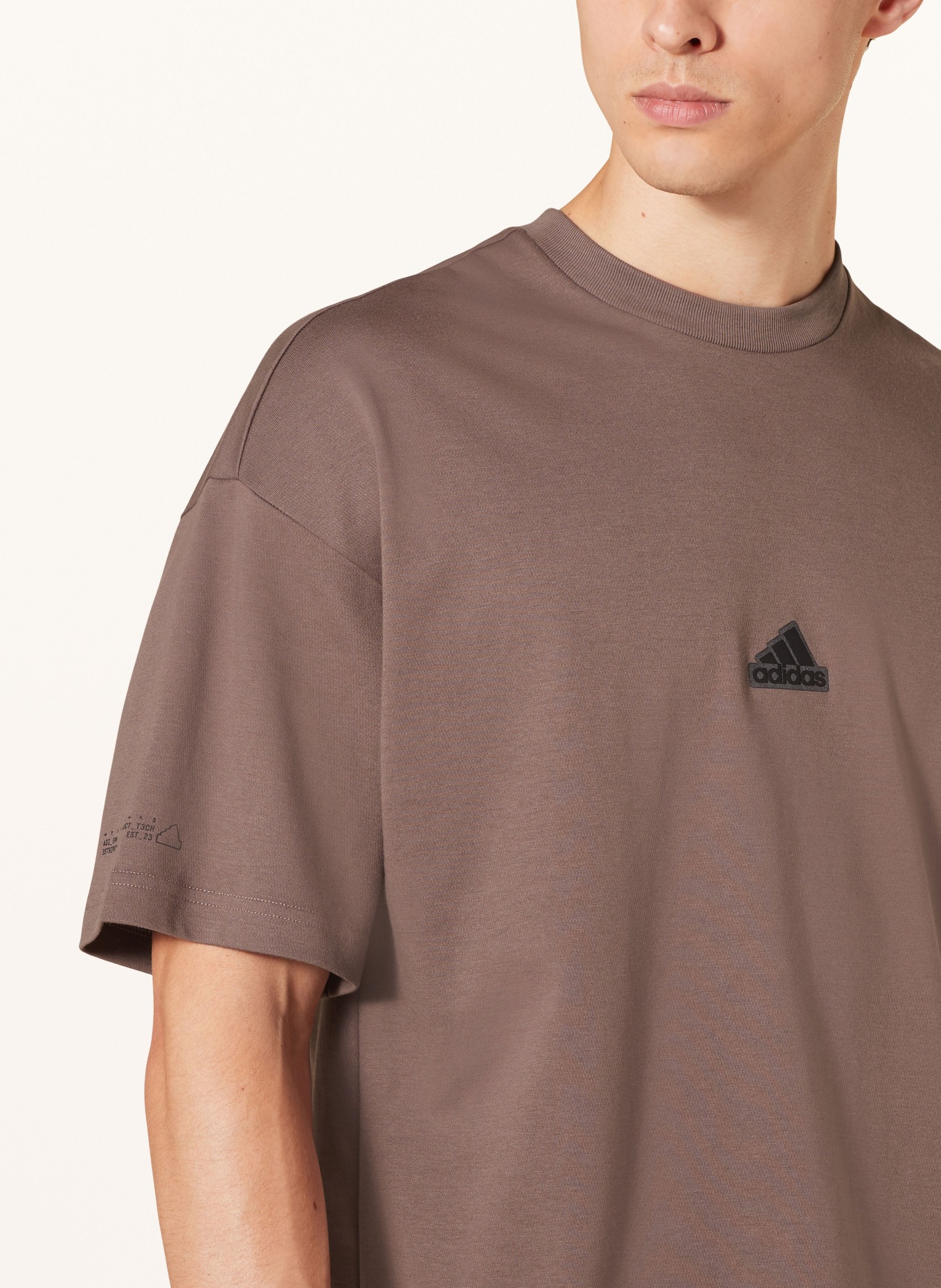 adidas T-shirt CITY ESCAPE, Color: BROWN (Image 4)