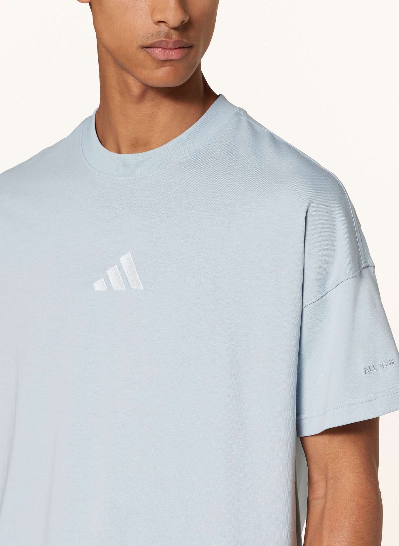 adidas T-Shirt ALL SZN, Farbe: HELLBLAU (Bild 4)