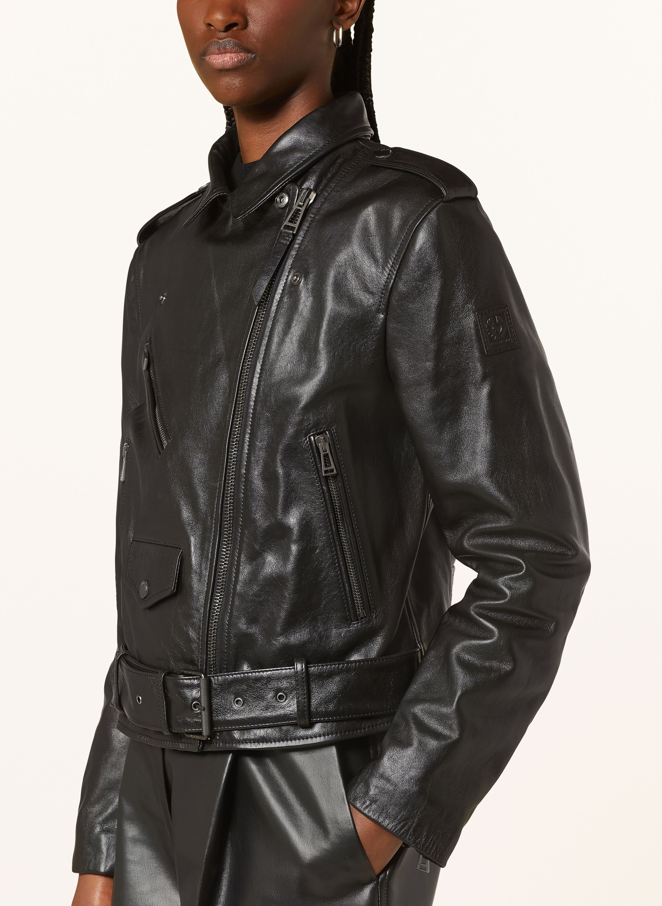 BELSTAFF Lederjacke RENEGADE, Farbe: SCHWARZ (Bild 4)