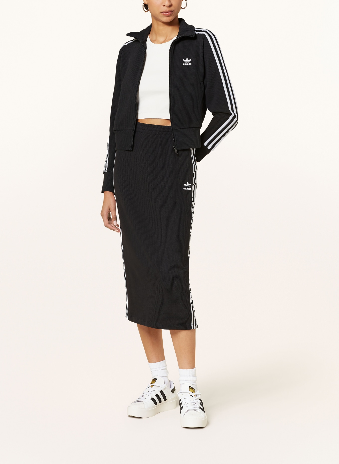 Adidas grey pencil skirt online