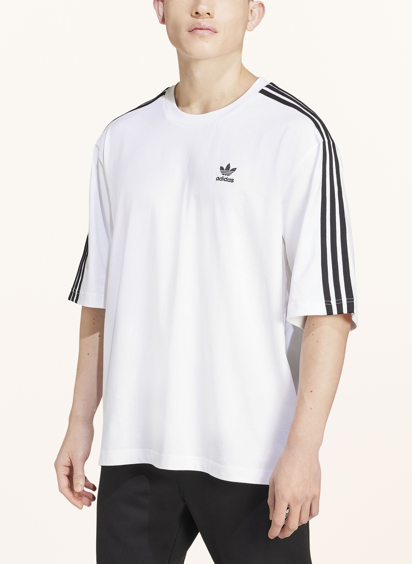 adidas Originals Oversized shirt ADICOLOR, Color: WHITE (Image 2)