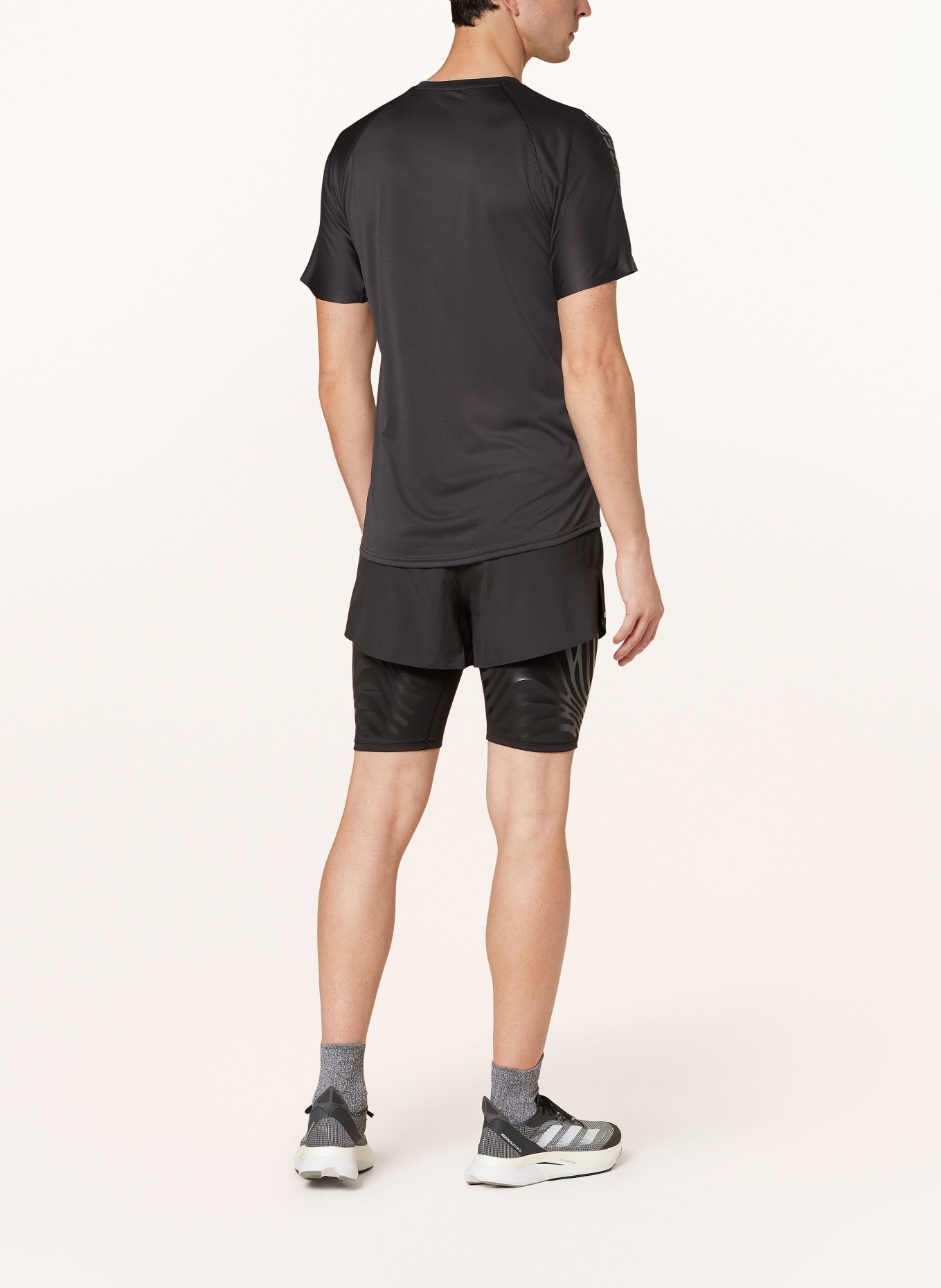 adidas 2-in-1-Laufshorts ADIZERO: SCHWARZ