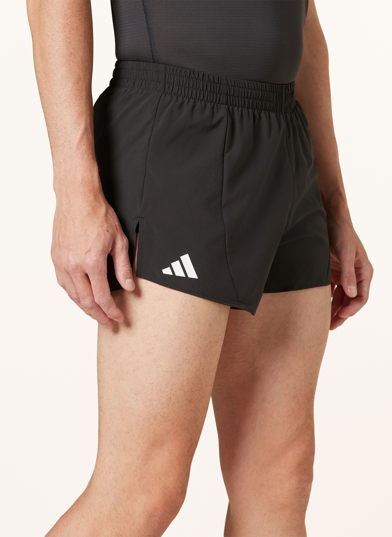 adidas 2-in-1-Laufshorts ADIZERO: SCHWARZ