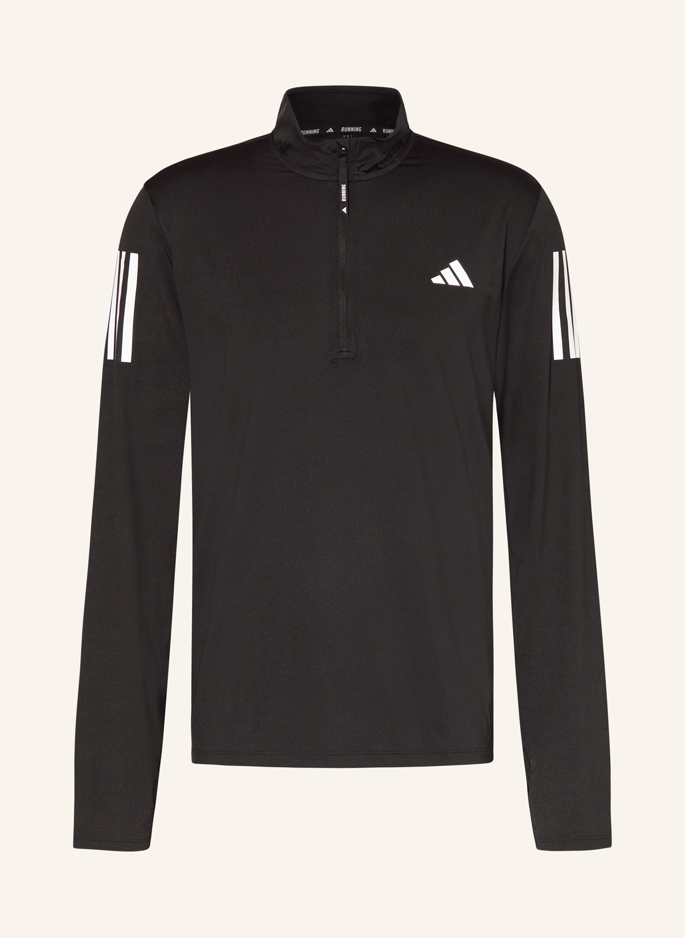 adidas Laufshirt OWN THE RUN in schwarz