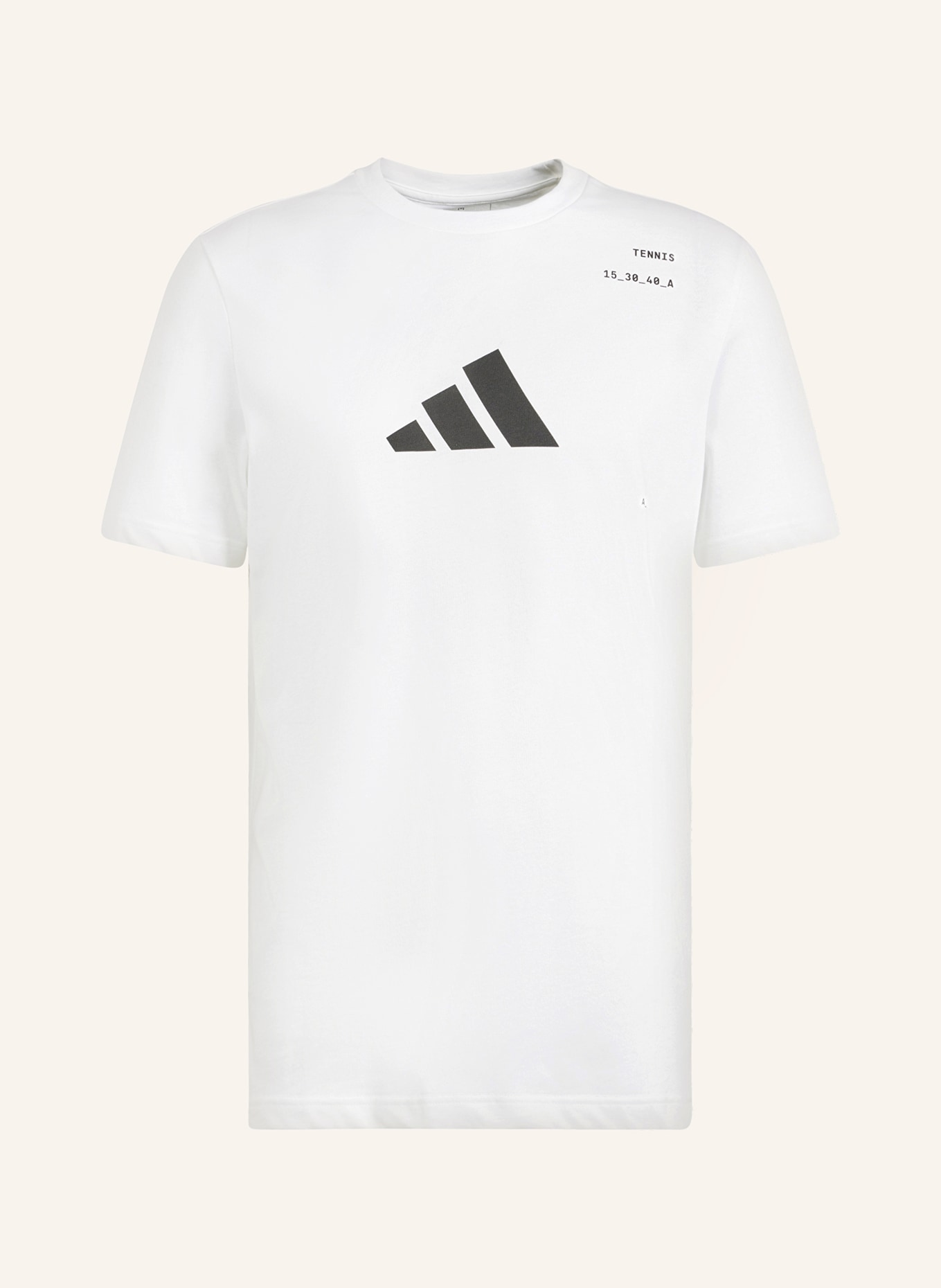 adidas T-shirt, Color: WHITE (Image 1)