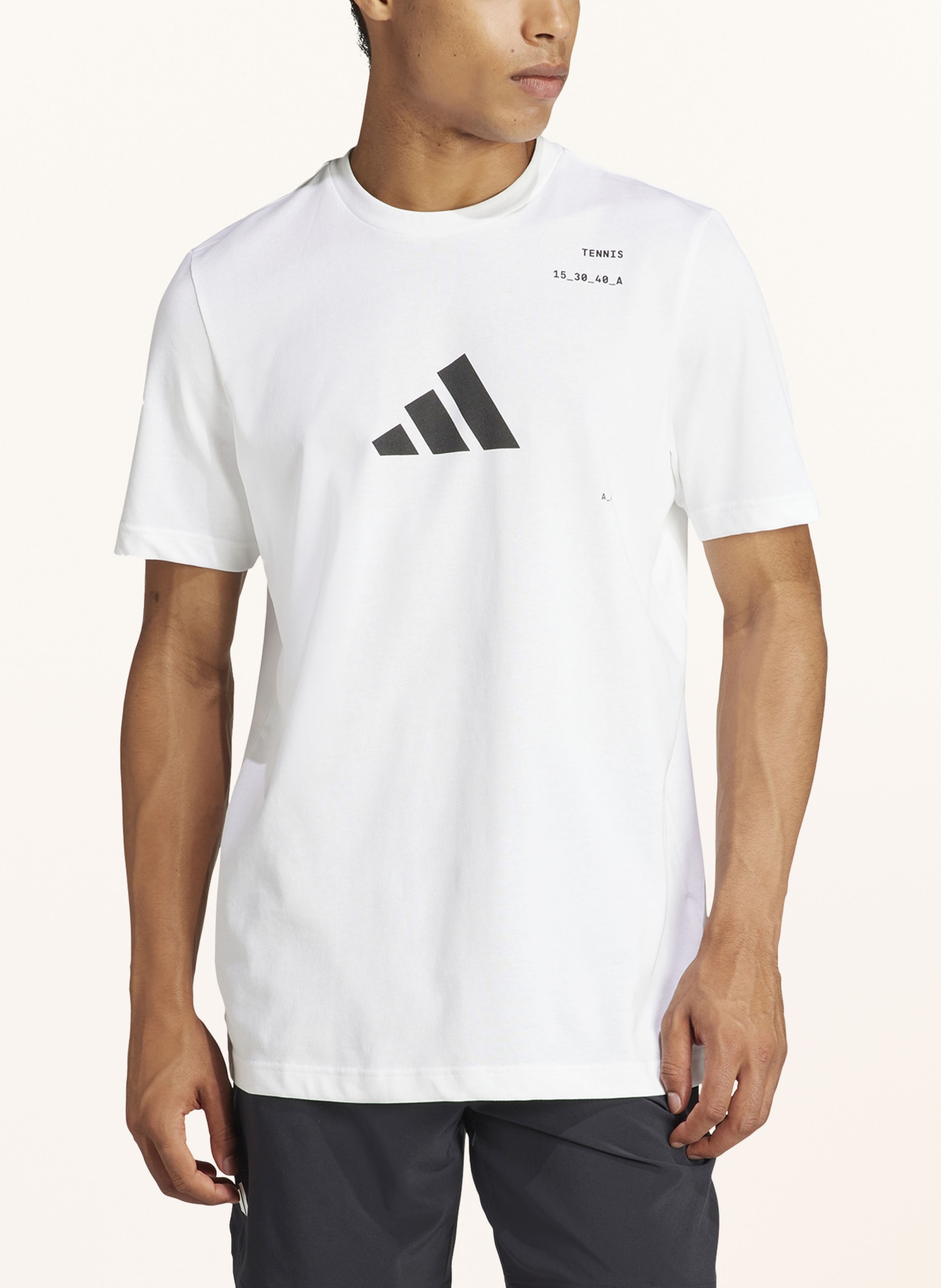 adidas T-shirt, Color: WHITE (Image 3)