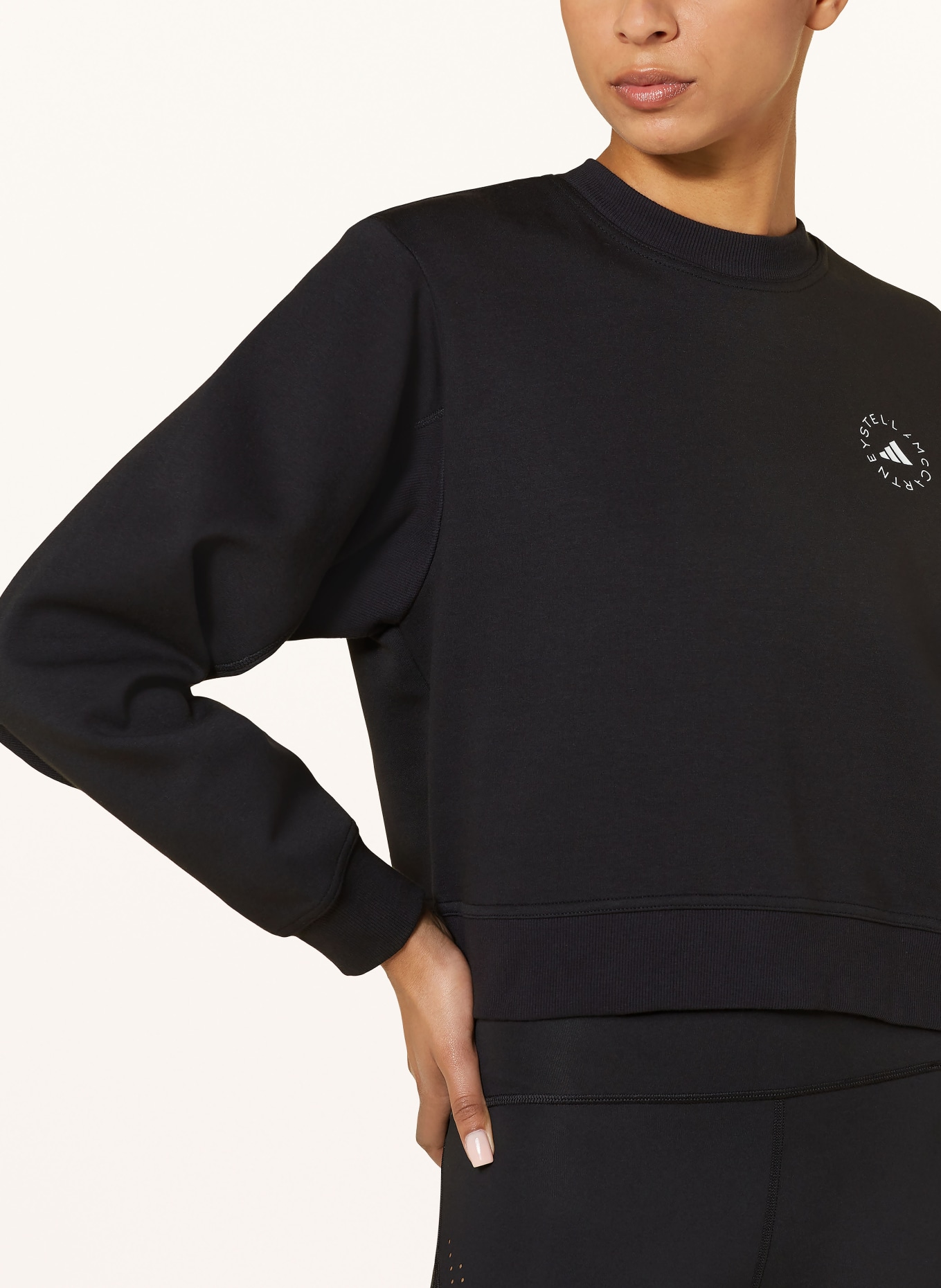 adidas bonus by Stella McCartney Sweatshirt, Color: BLACK (Image 4)