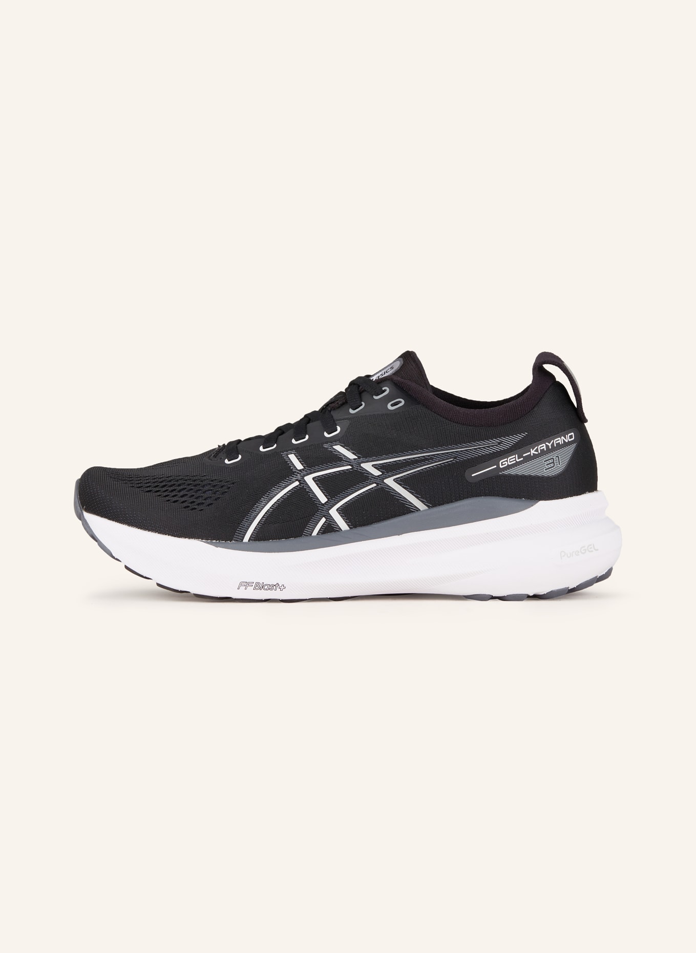 ASICS Running shoes GEL-KAYANO 31, Color: BLACK/ WHITE (Image 4)