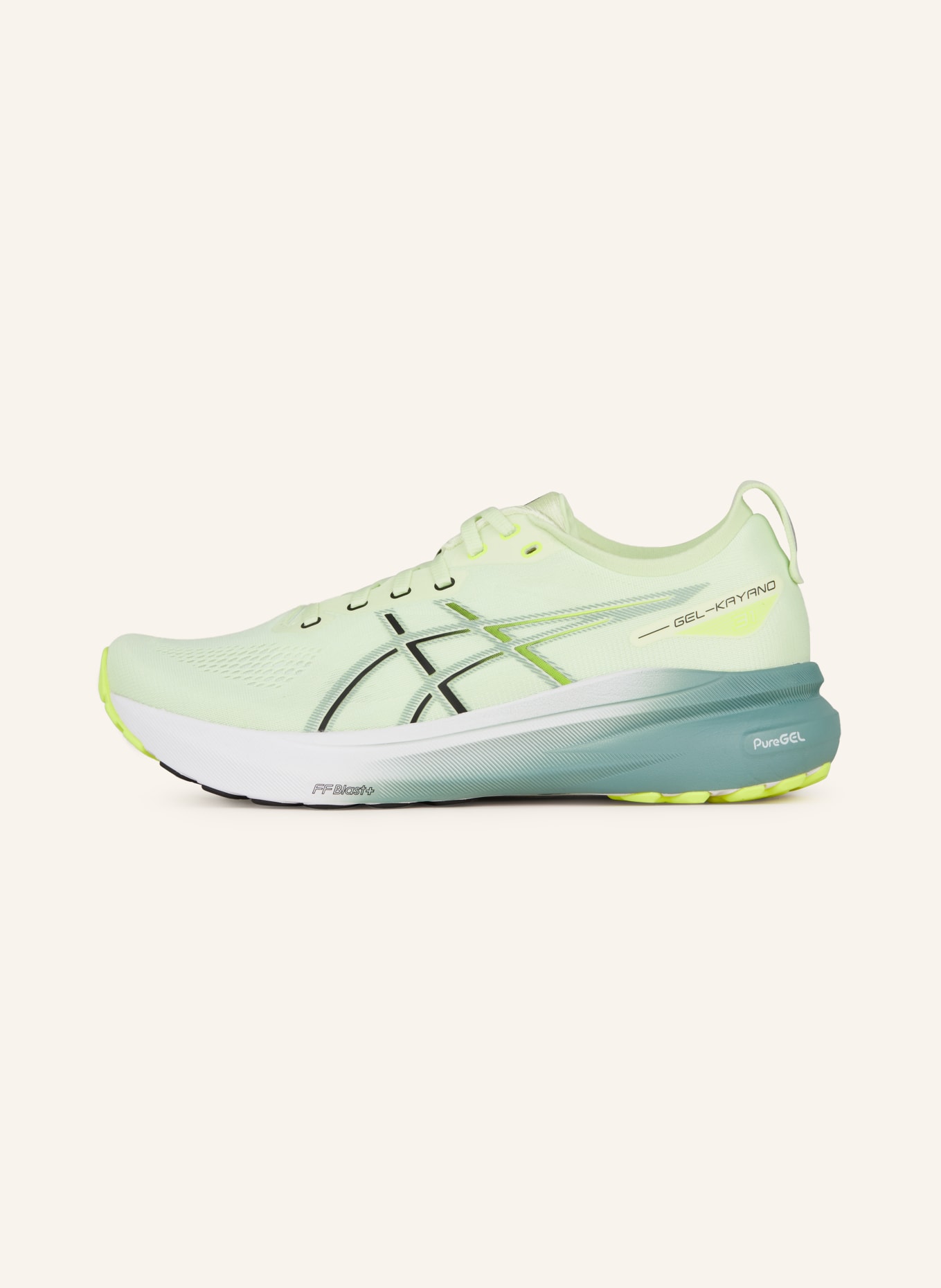 ASICS Buty do biegania GEL-KAYANO 31, Kolor: JASNOZIELONY/ CZARNY/ ZIELONY (Obrazek 4)