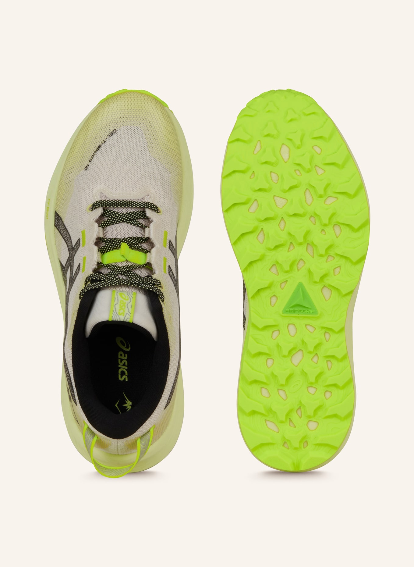 Asics neon running shoes clearance