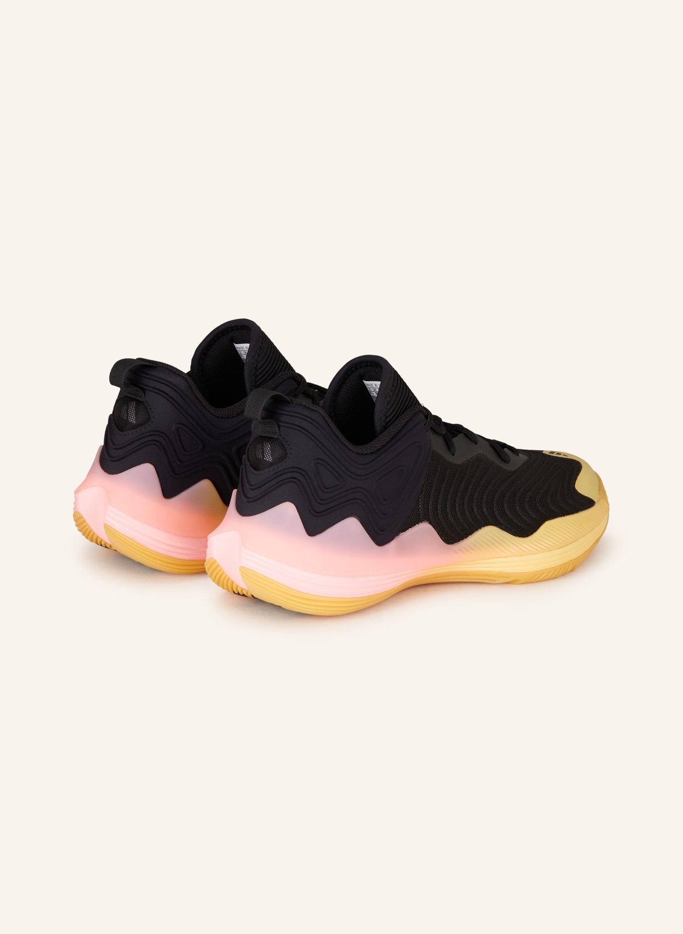 Adidas black pink yellow shoes discount