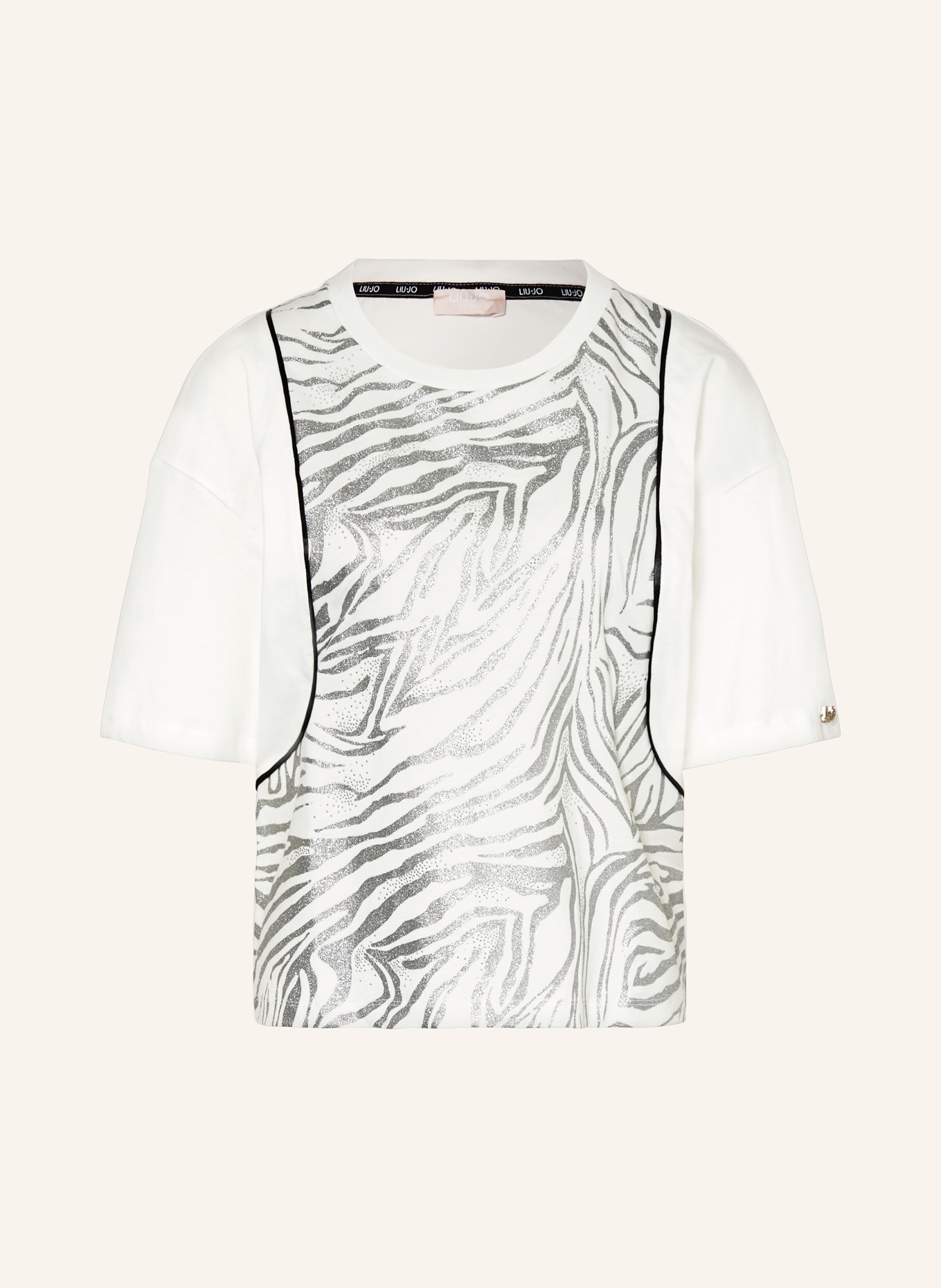 LIU JO T-Shirt, Farbe: WEISS/ SILBER (Bild 1)