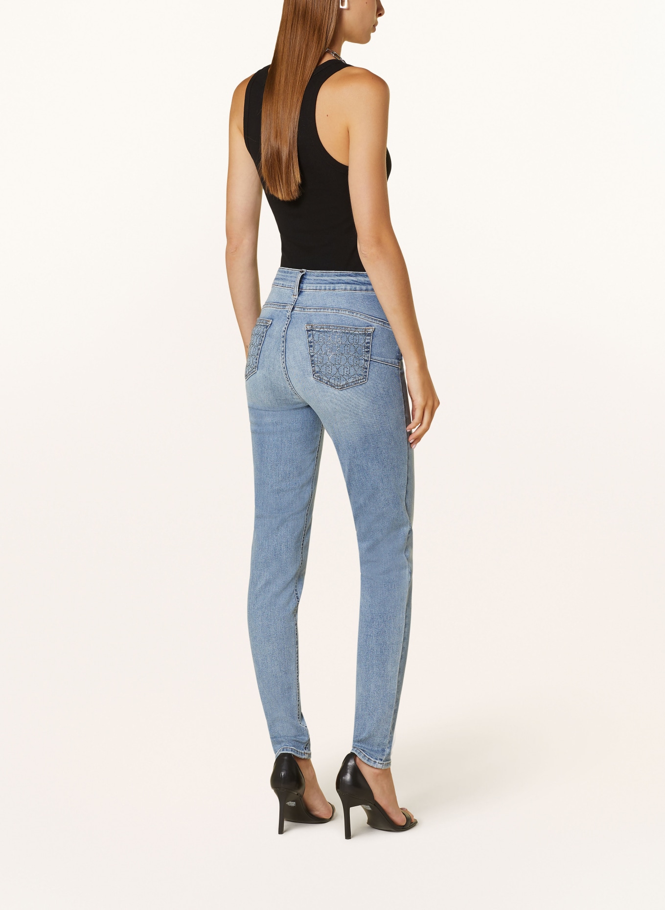 LIU JO Skinny Jeans mit Schmucksteinen: 78757 Den.Blu ltnew winner