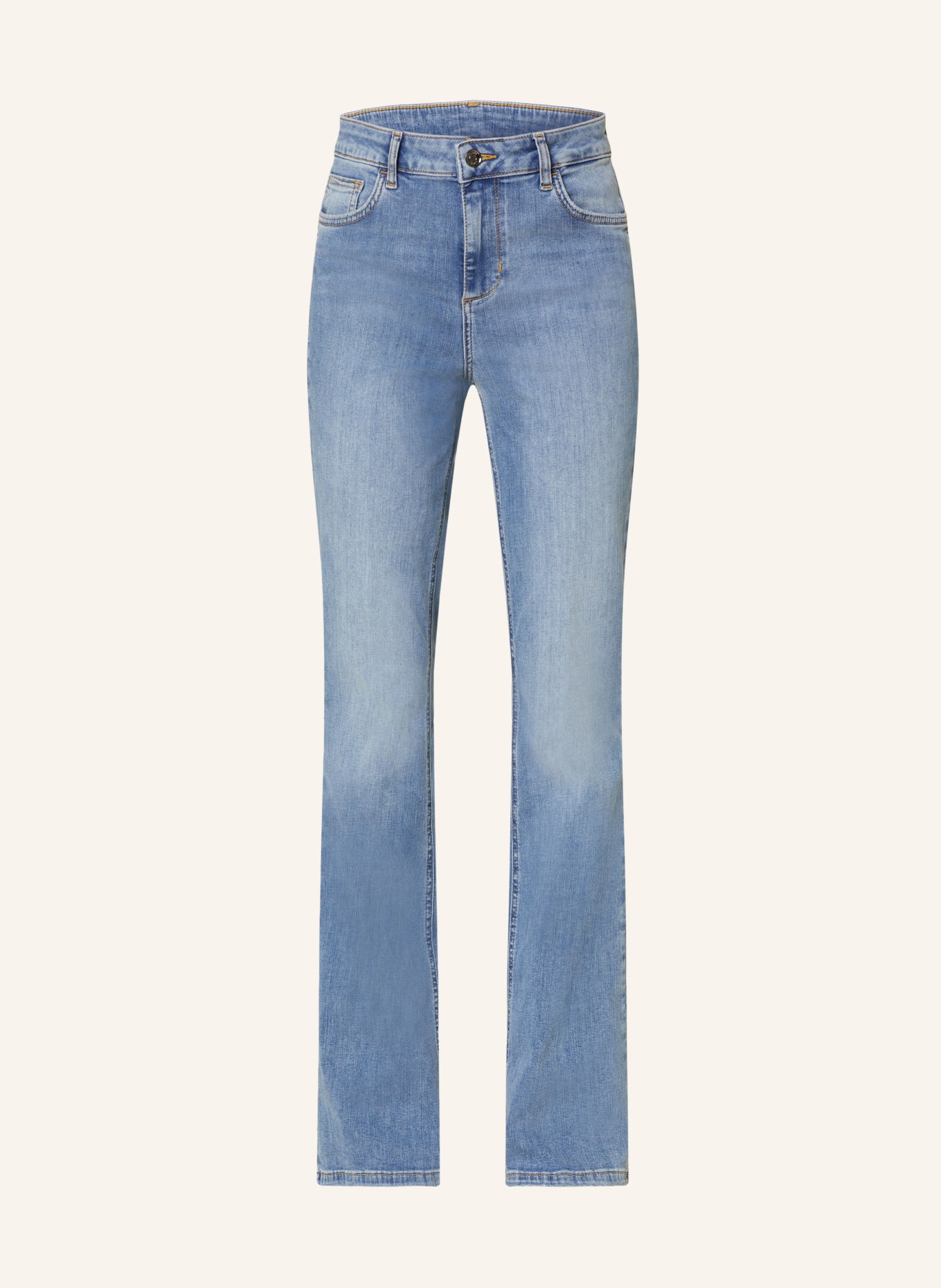 LIU JO Bootcut Jeans with decorative gems, Color: 78526 Den.Blue sw match wa (Image 1)