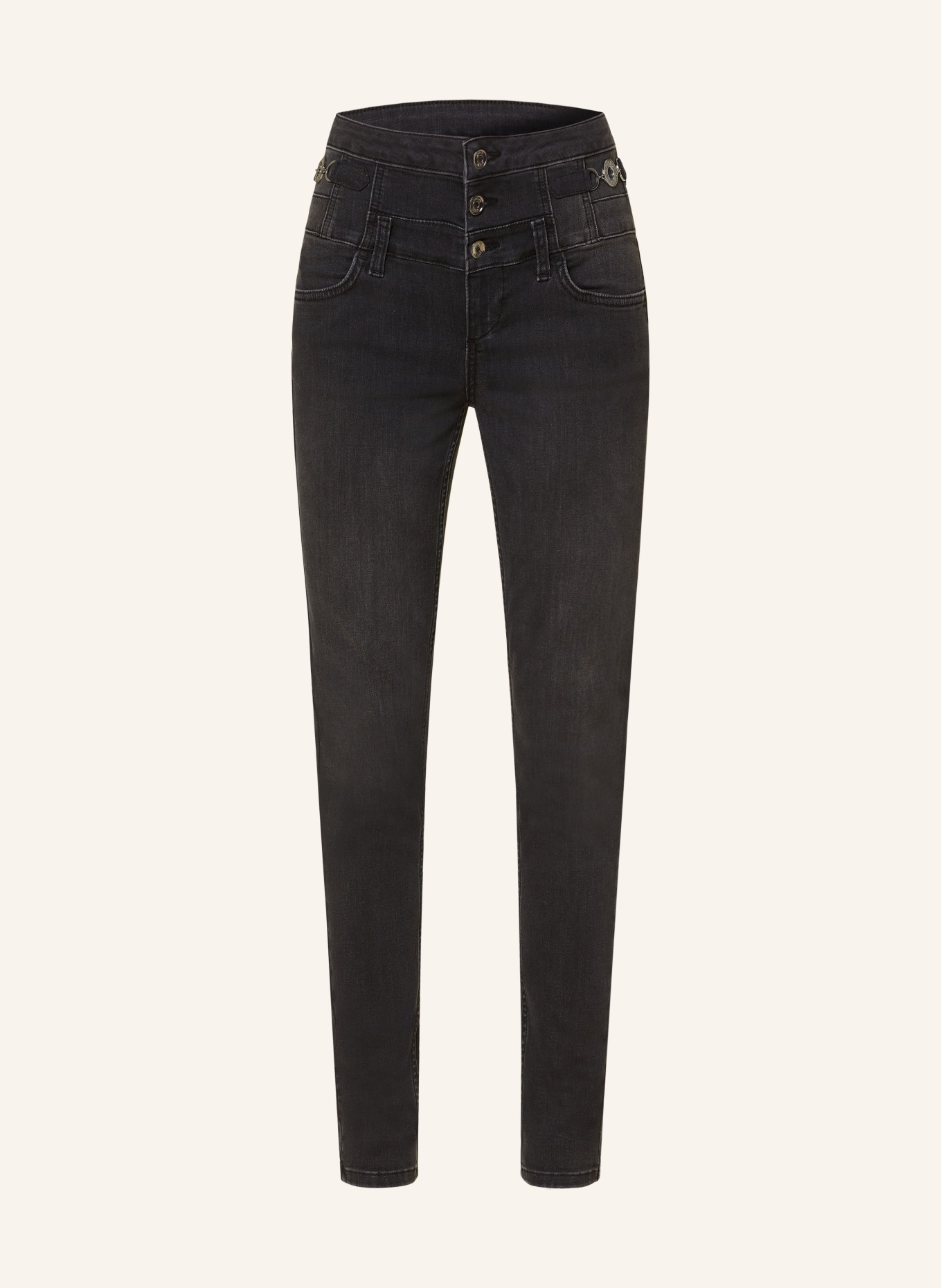 LIU JO Skinny jeans in 88268 den.black match wash