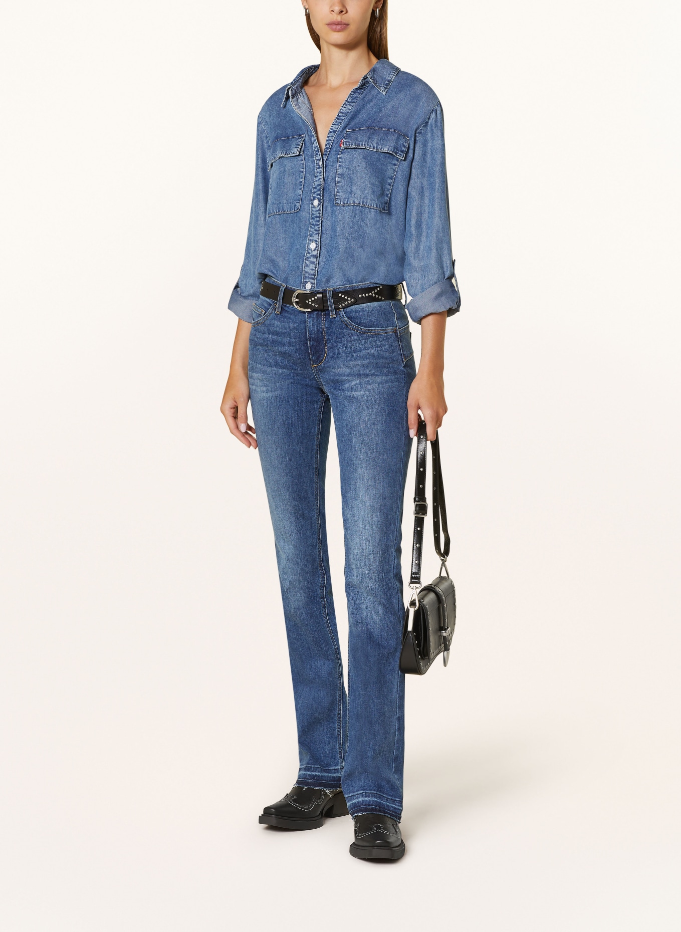 LIU JO Bootcut jeans, Color: 78780 Den.Blue lt.director (Image 2)