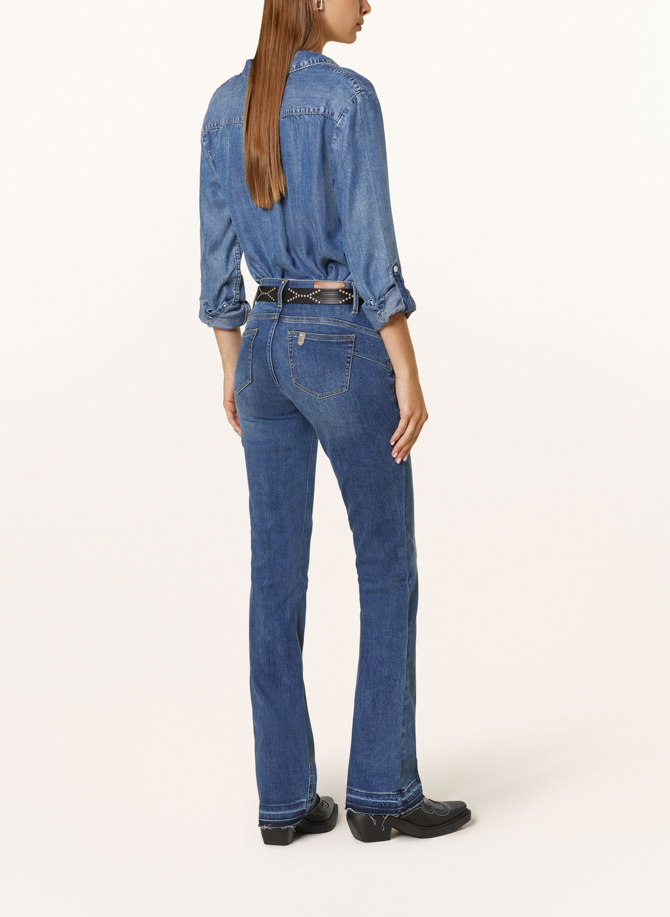 LIU JO Bootcut jeans, Color: 78780 Den.Blue lt.director (Image 3)