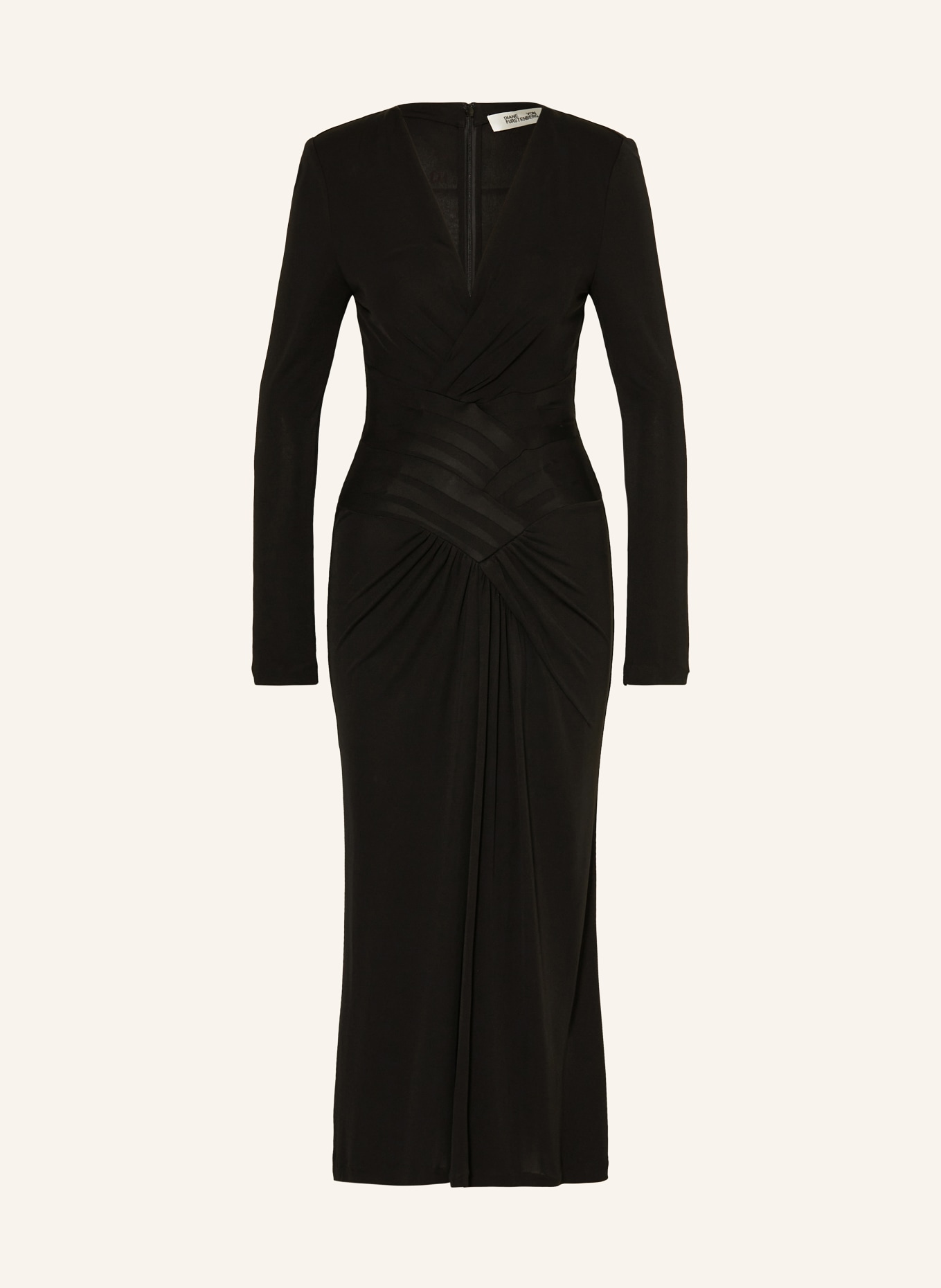 Shorts have an elasticized waistband Sheath dress ESSELYN, Color: BLACK (Image 1)