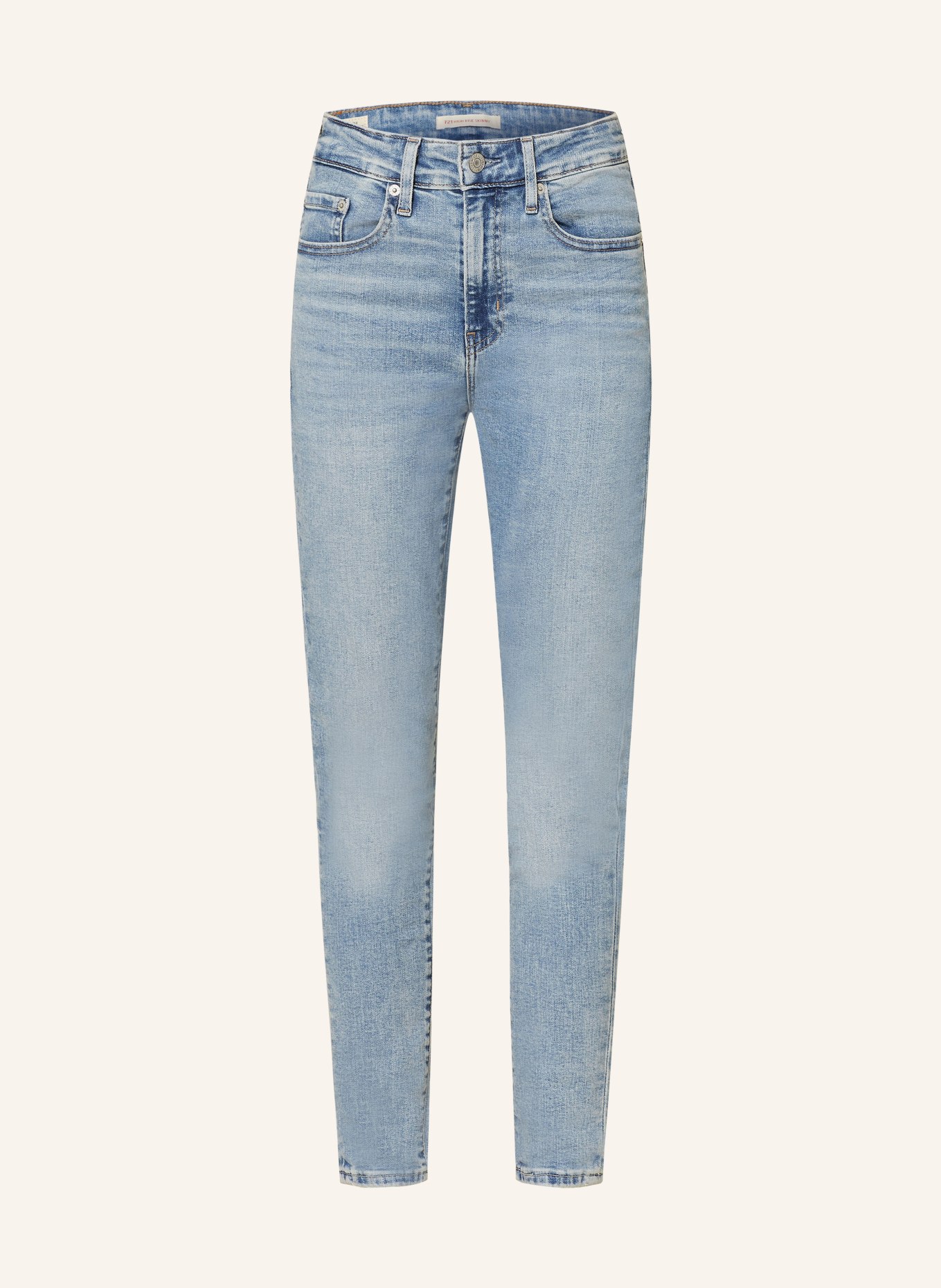 Levi s Skinny jeans 721 HIGH RISE SKINNY in 01 light indigo worn in