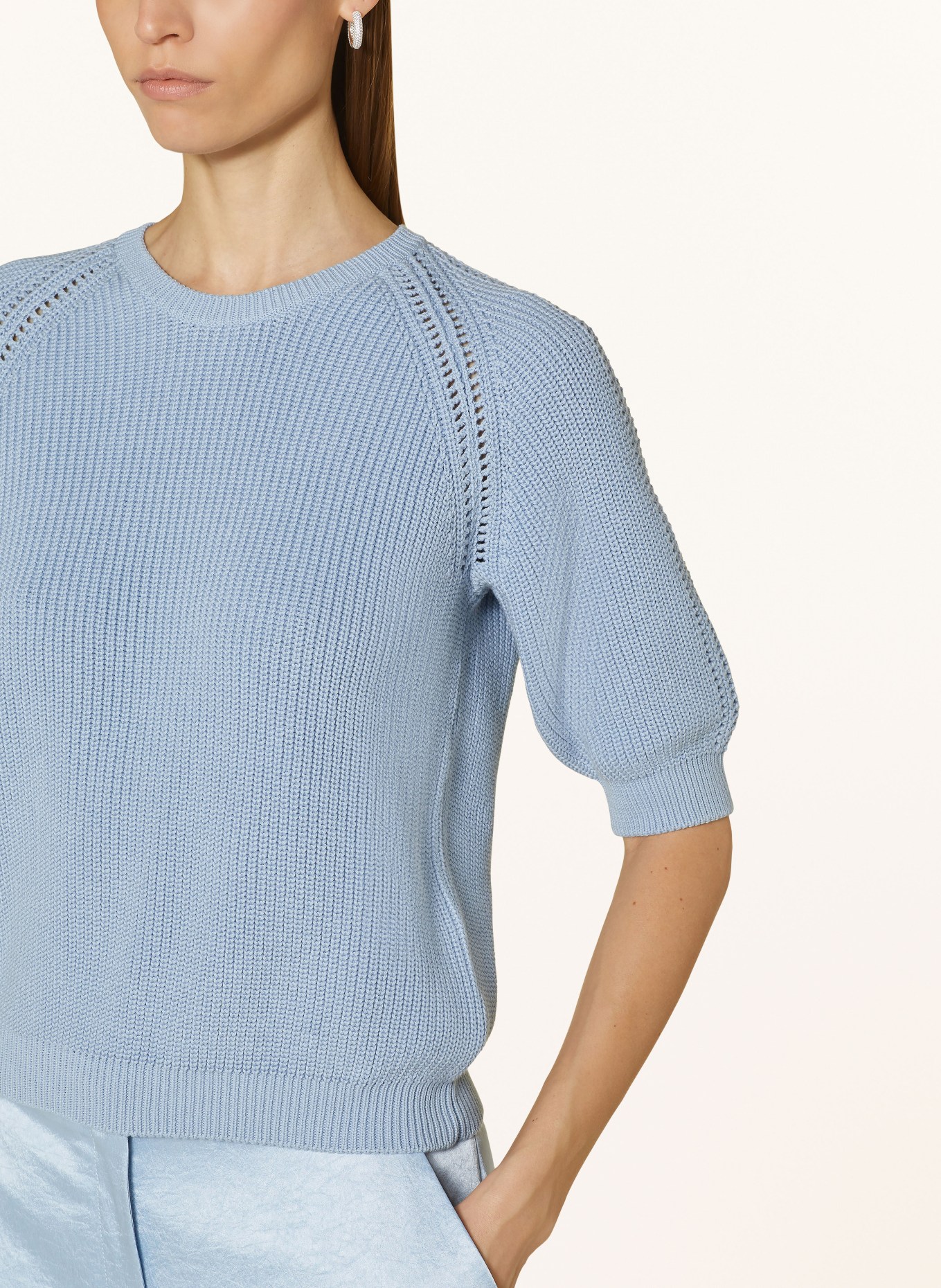 RIANI Pullover mit 3/4-Arm, Farbe: HELLBLAU (Bild 4)