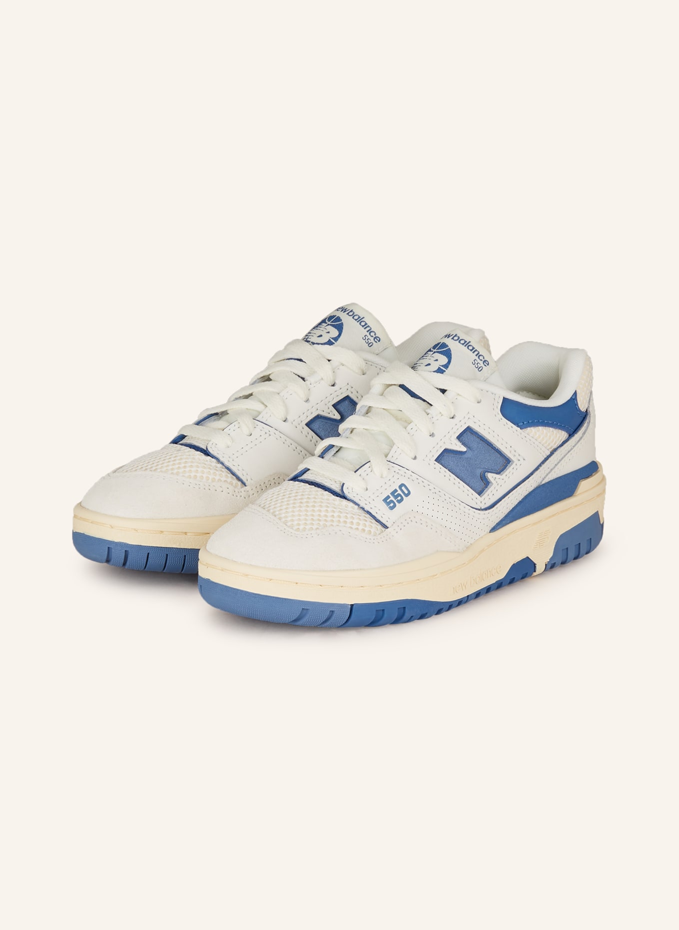 new balance Sneaker 550, Farbe: WEISS/ BLAU (Bild 1)