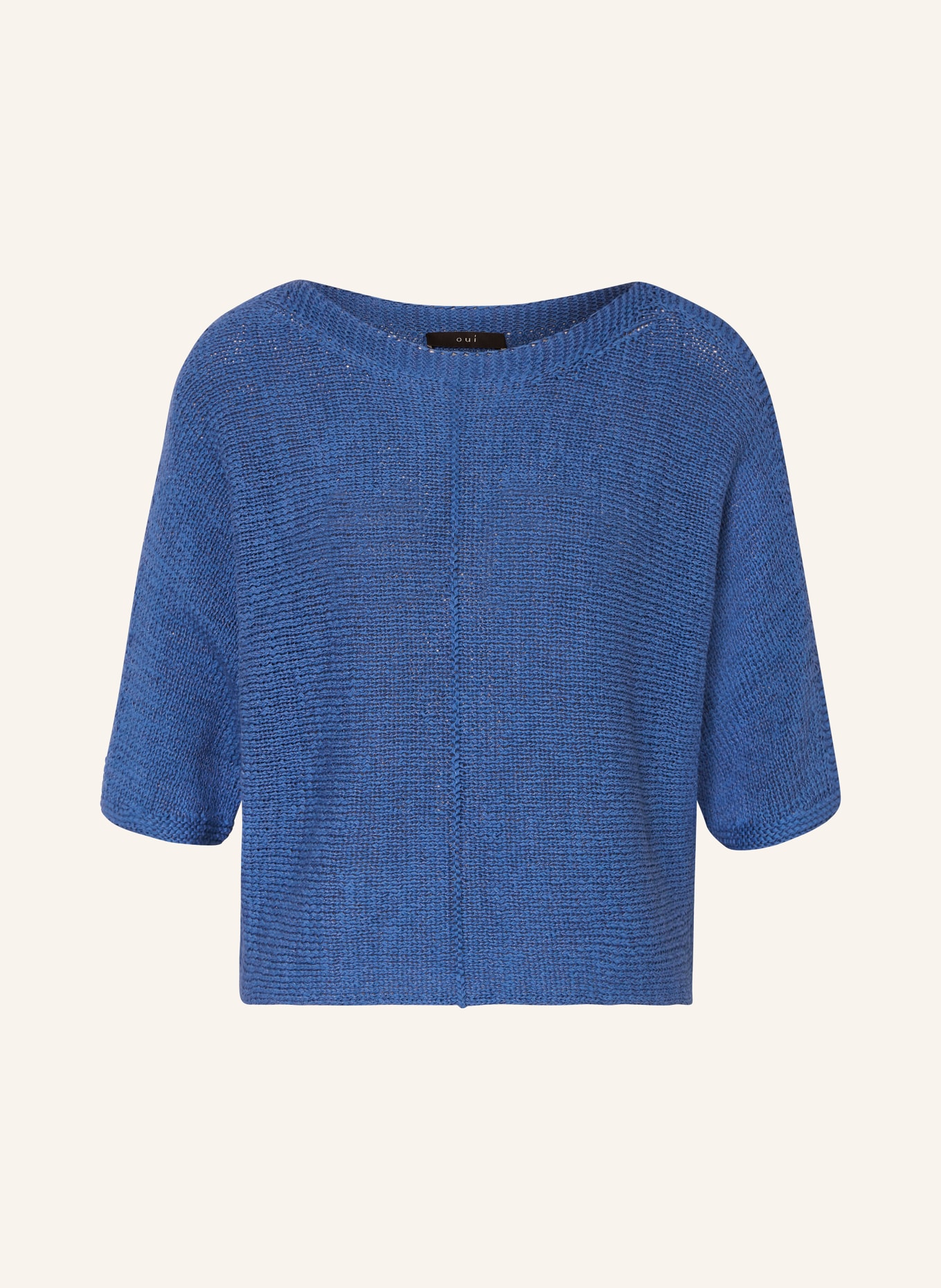 oui Strickshirt, Farbe: DUNKELBLAU (Bild 1)