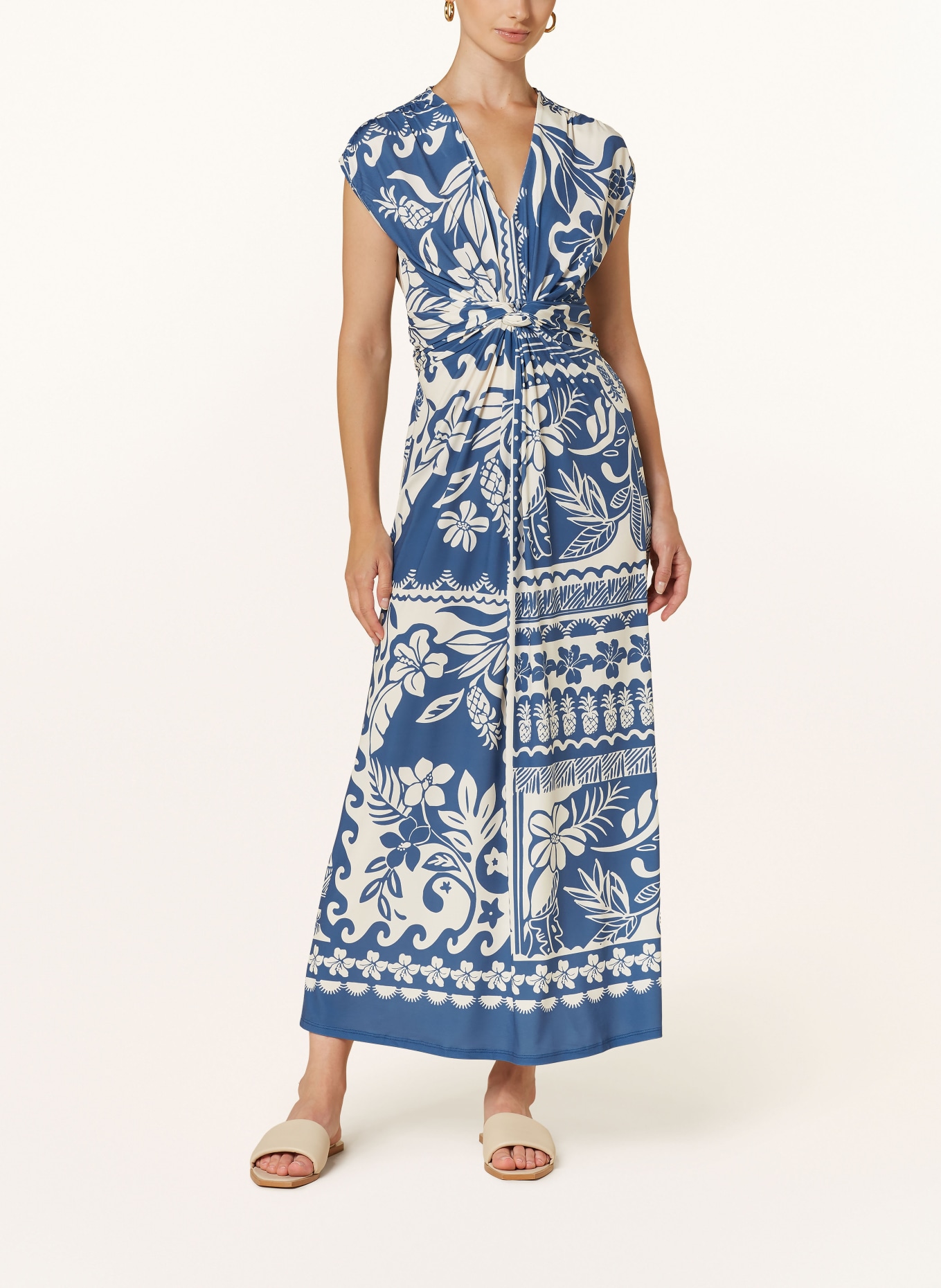 Oui kleider blau clearance