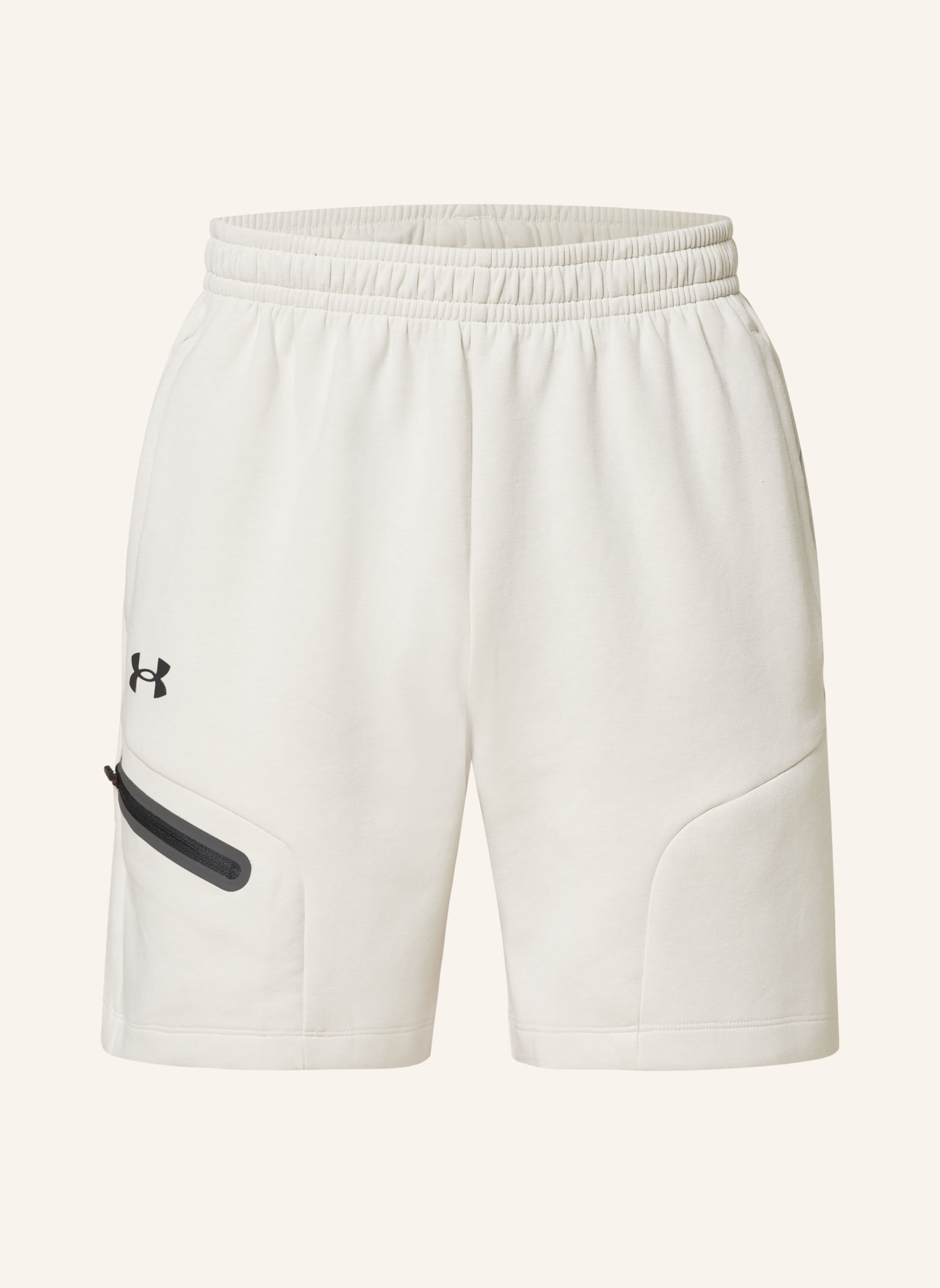 UNDER ARMOUR Sweatshorts UNSTOPPABLE, Farbe: HELLGRAU (Bild 1)